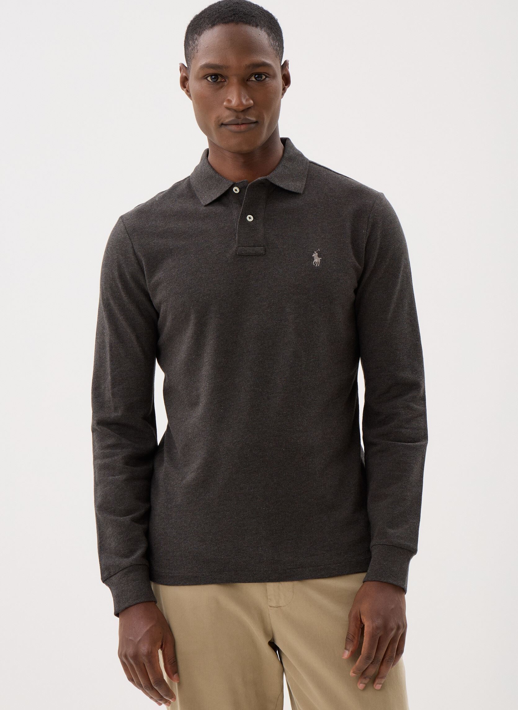 Vêtements Polo Ralph Lauren Polo coupe ajustée en piqué 710680790 pour Homme