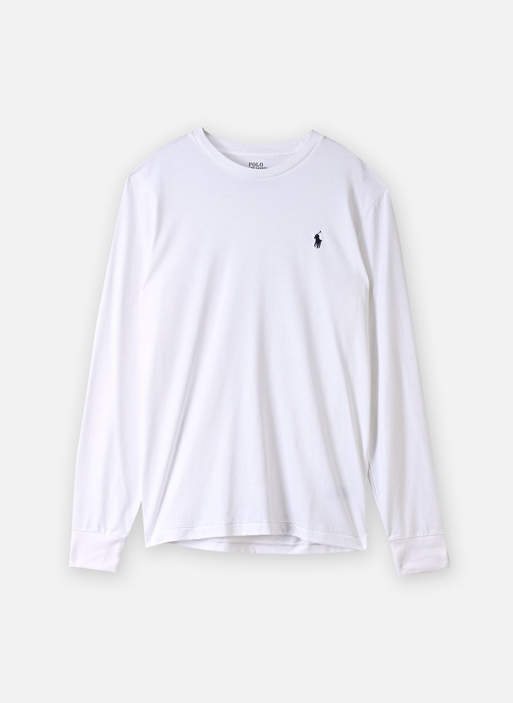 T-Shirts T-Shirt Ajusté Manches Longues En Jersey herren weiß Polo Ralph Lauren T-Shirts T-Shirt Ajusté Manches Longues En Jersey herren weiß WHITE/C7996
