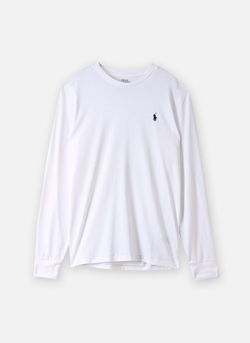 Polo Ralph Lauren T-Shirts T-Shirt Ajusté Manches Longues En Jersey herren weiß