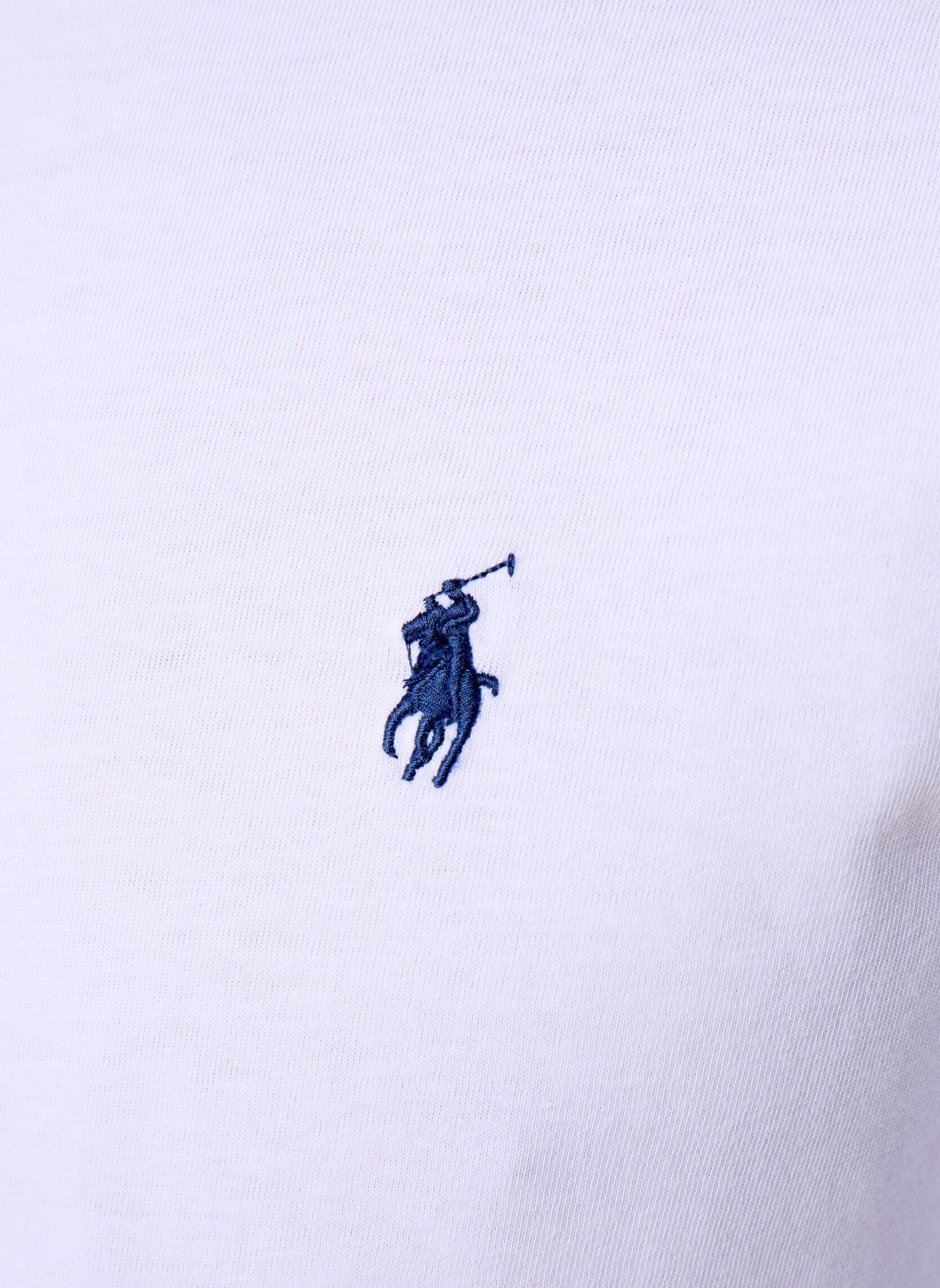 Tee-shirts T-Shirt Ajusté Manches Longues En Jersey homme blanc Polo Ralph Lauren Tee-shirts T-Shirt Ajusté Manches Longues En Jersey homme blanc WHITE