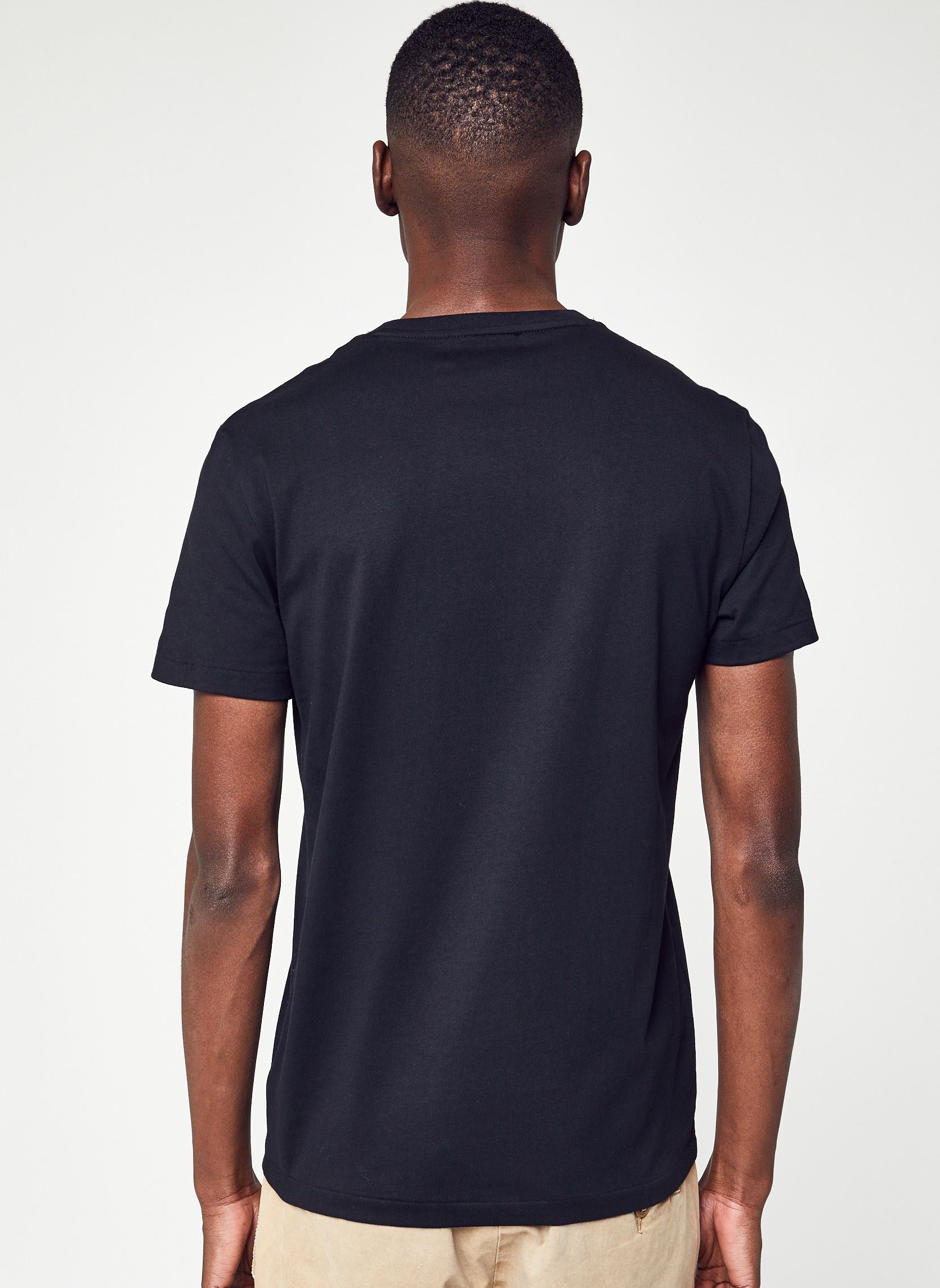 Tee-shirts T-shirt ajusté à col rond en jersey homme noir Polo Ralph Lauren Tee-shirts T-shirt ajusté à col rond en jersey homme noir POLO BLACK