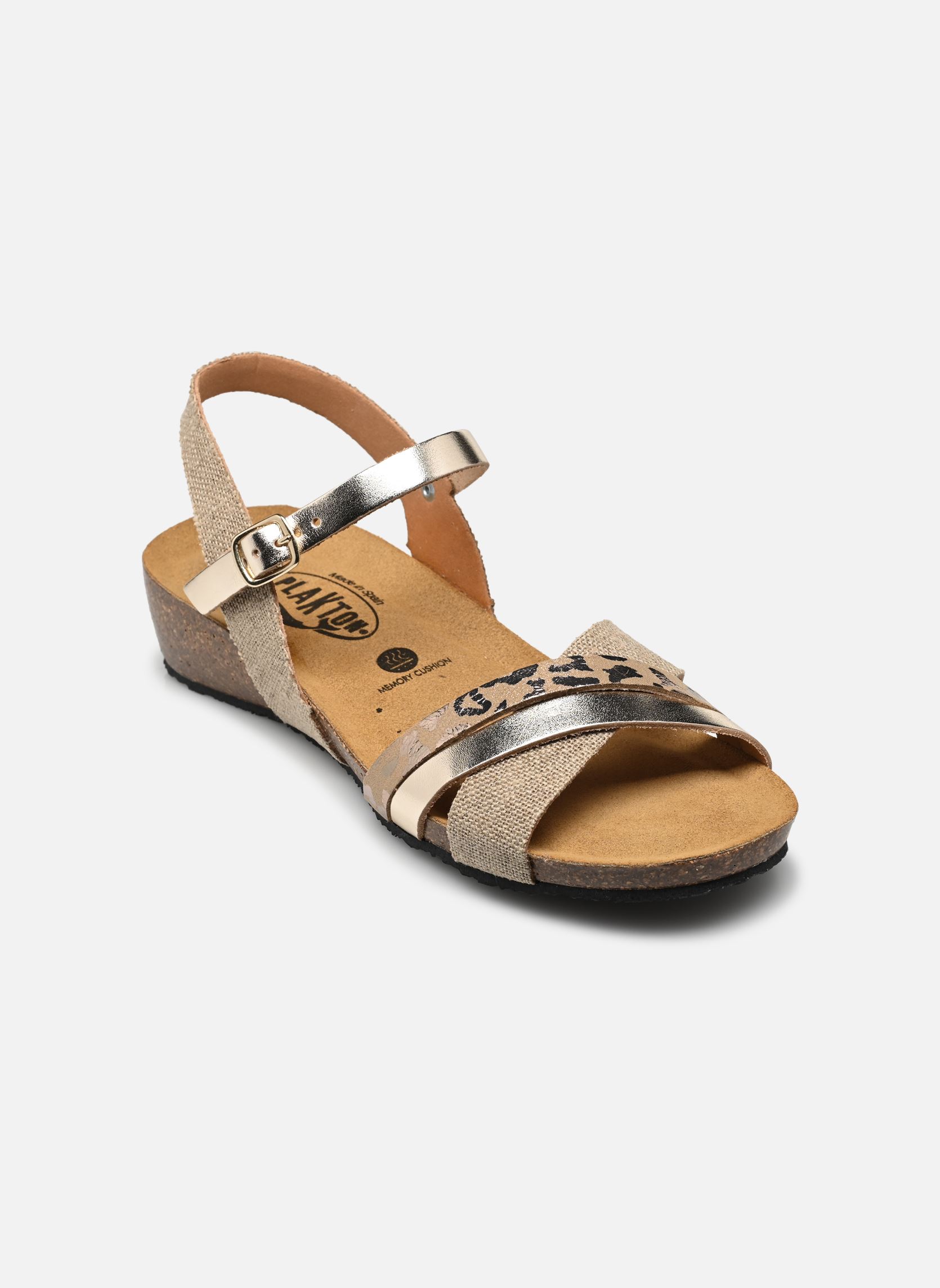 Keil- und Plateausandalen Norte damen silber Plakton Keil- und Plateausandalen Norte damen silber LINO MAKE UP METAL LUX NARANJA