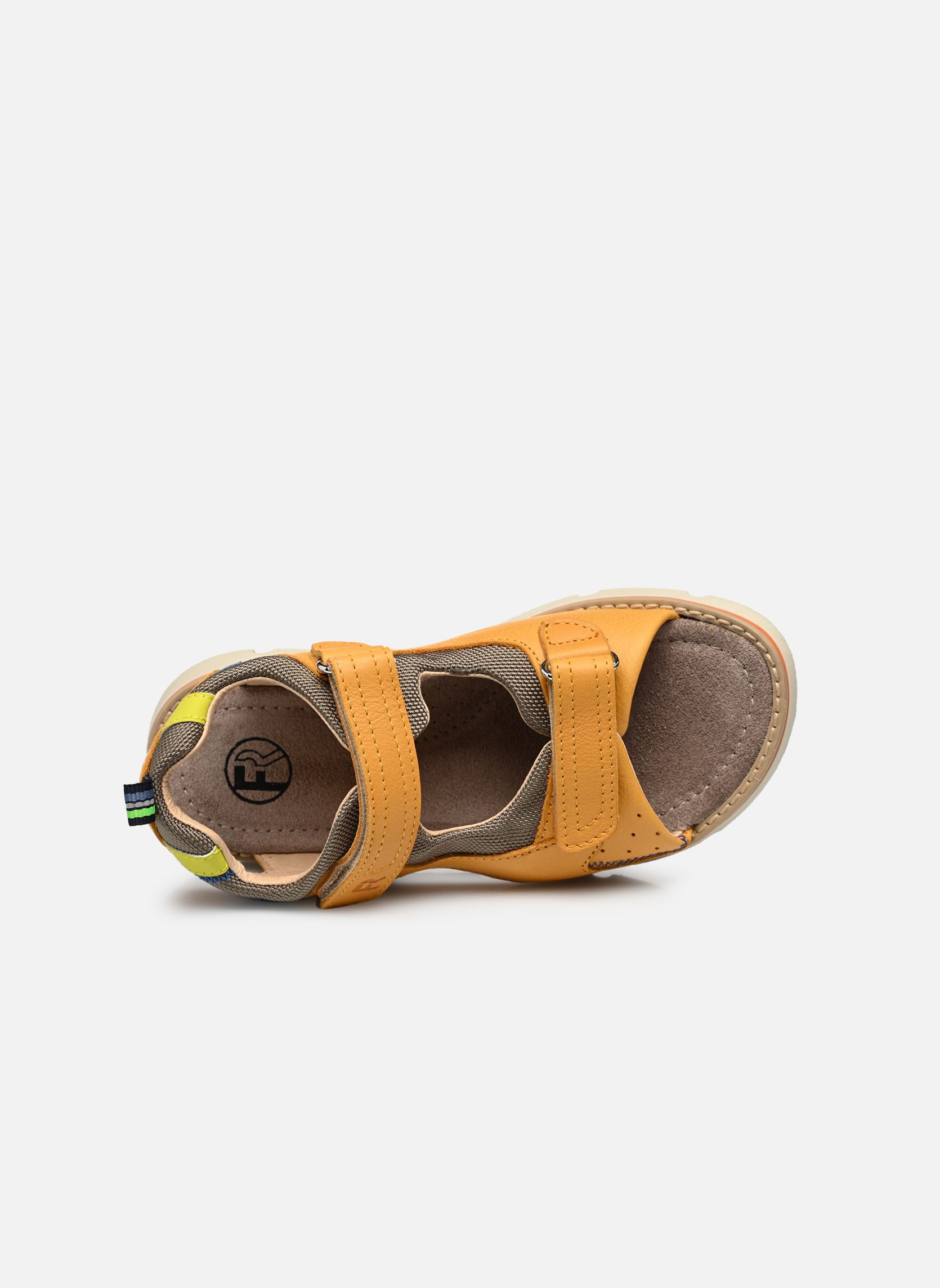 Sandales Ernesto garçon jaune Romagnoli Sandales Ernesto garçon jaune JAUNE FONCÉ