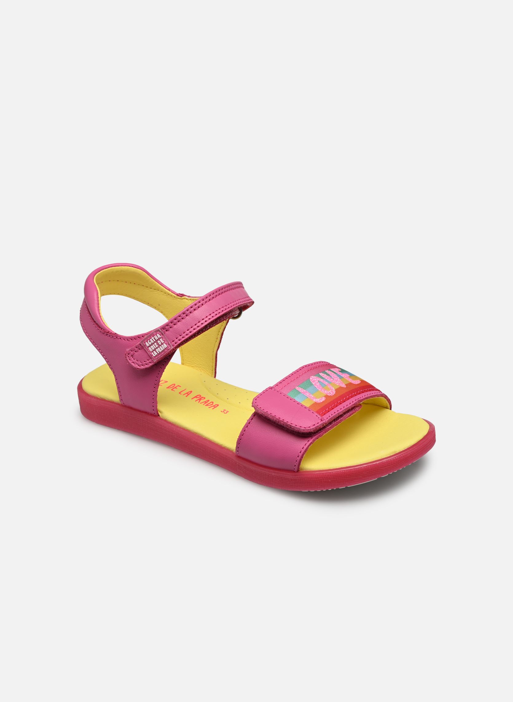 Sandali Aitana Rainbow bambina rosa Agatha Ruiz de la Prada Sandali Aitana Rainbow bambina rosa ROSE RAINBOW