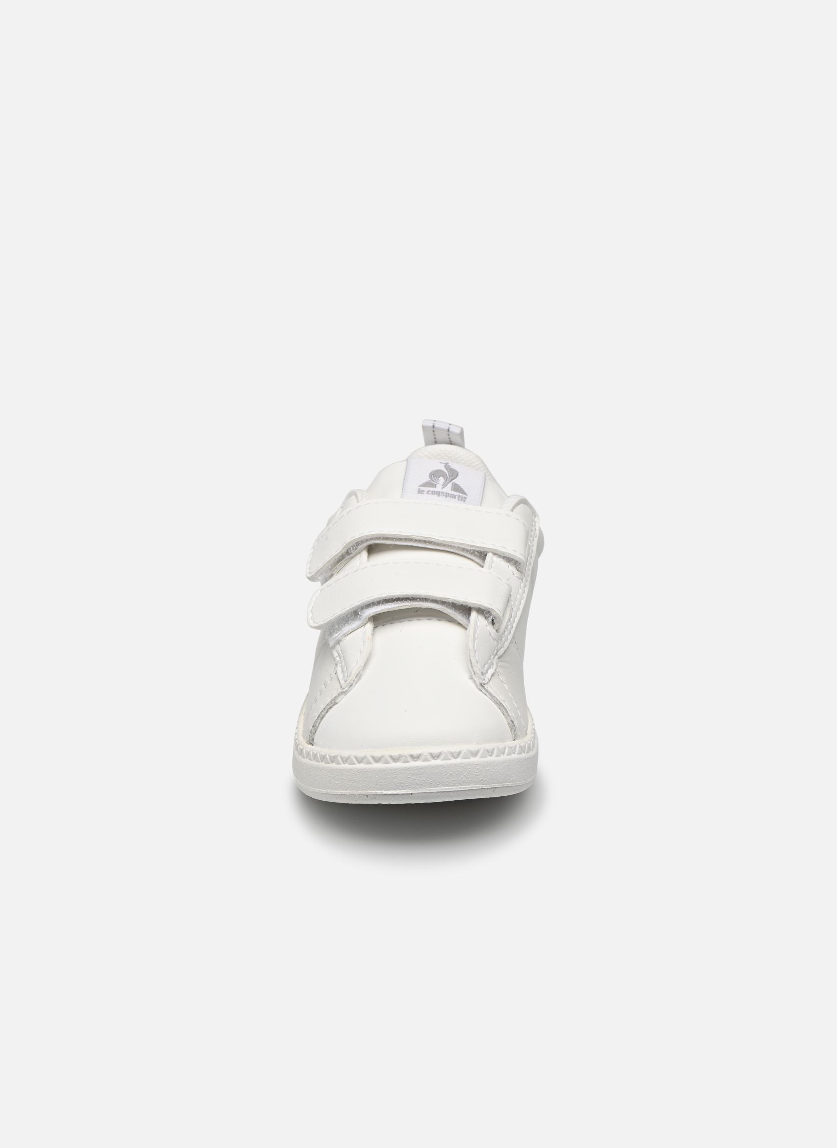 Baskets basses COURTCLASSIC INF DIAMOND blanc Le Coq Sportif Baskets basses COURTCLASSIC INF DIAMOND blanc Optical White/Old Silver