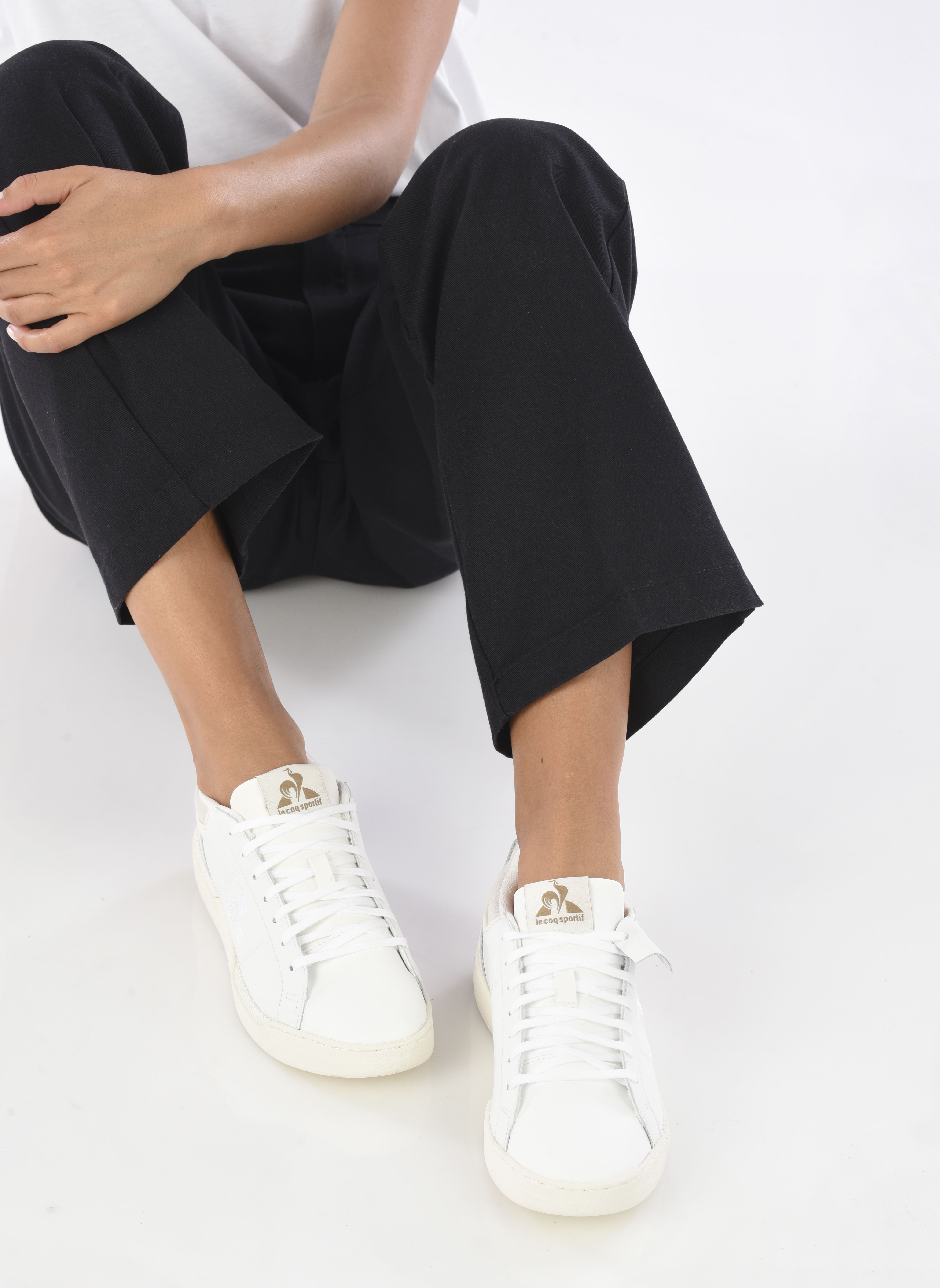 Baskets basses Stadium W femme blanc Le Coq Sportif Baskets basses Stadium W femme blanc Optical White