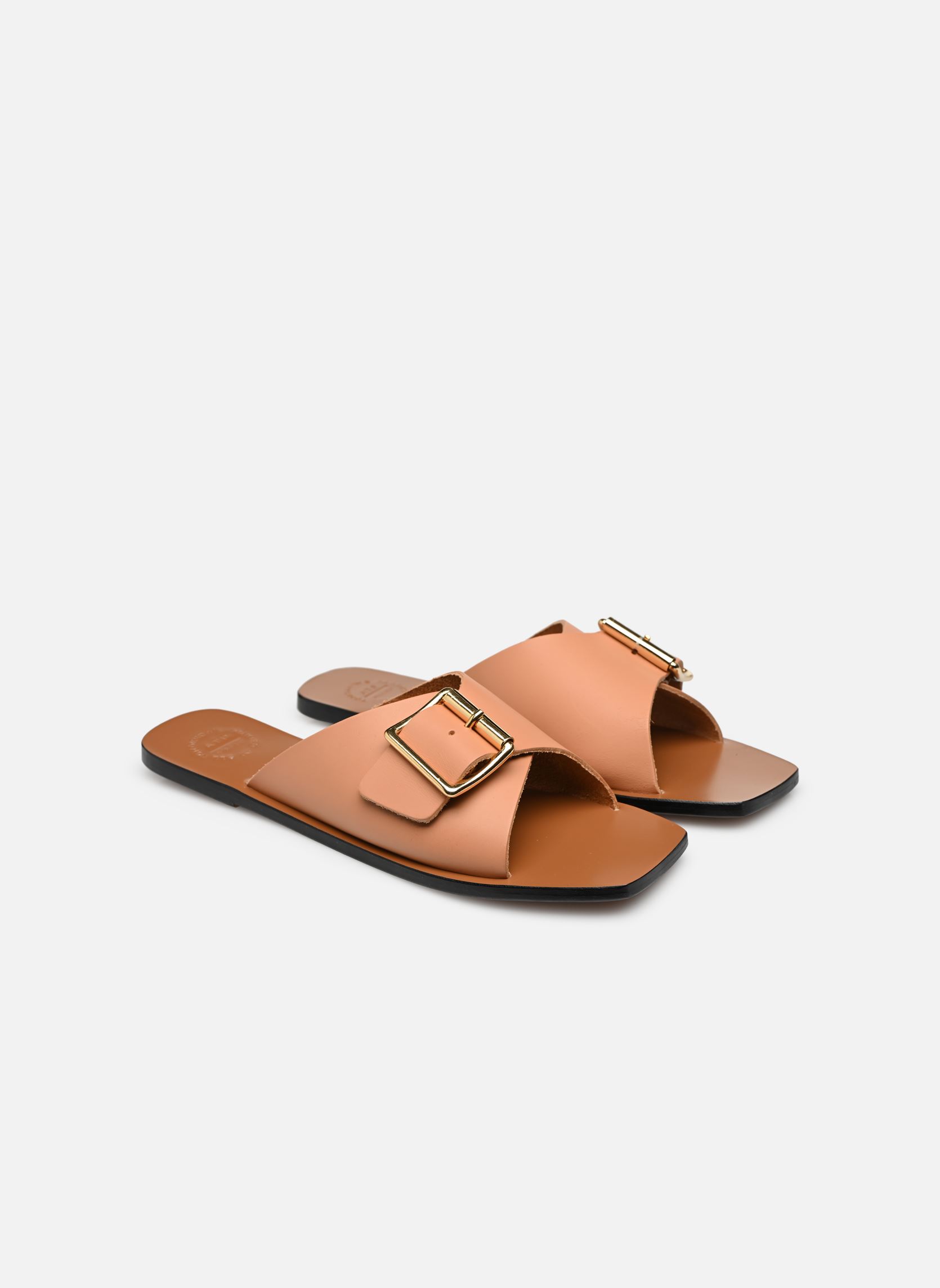 Mules Monza femme beige ATP Atelier Mules Monza femme beige HONEYNUT