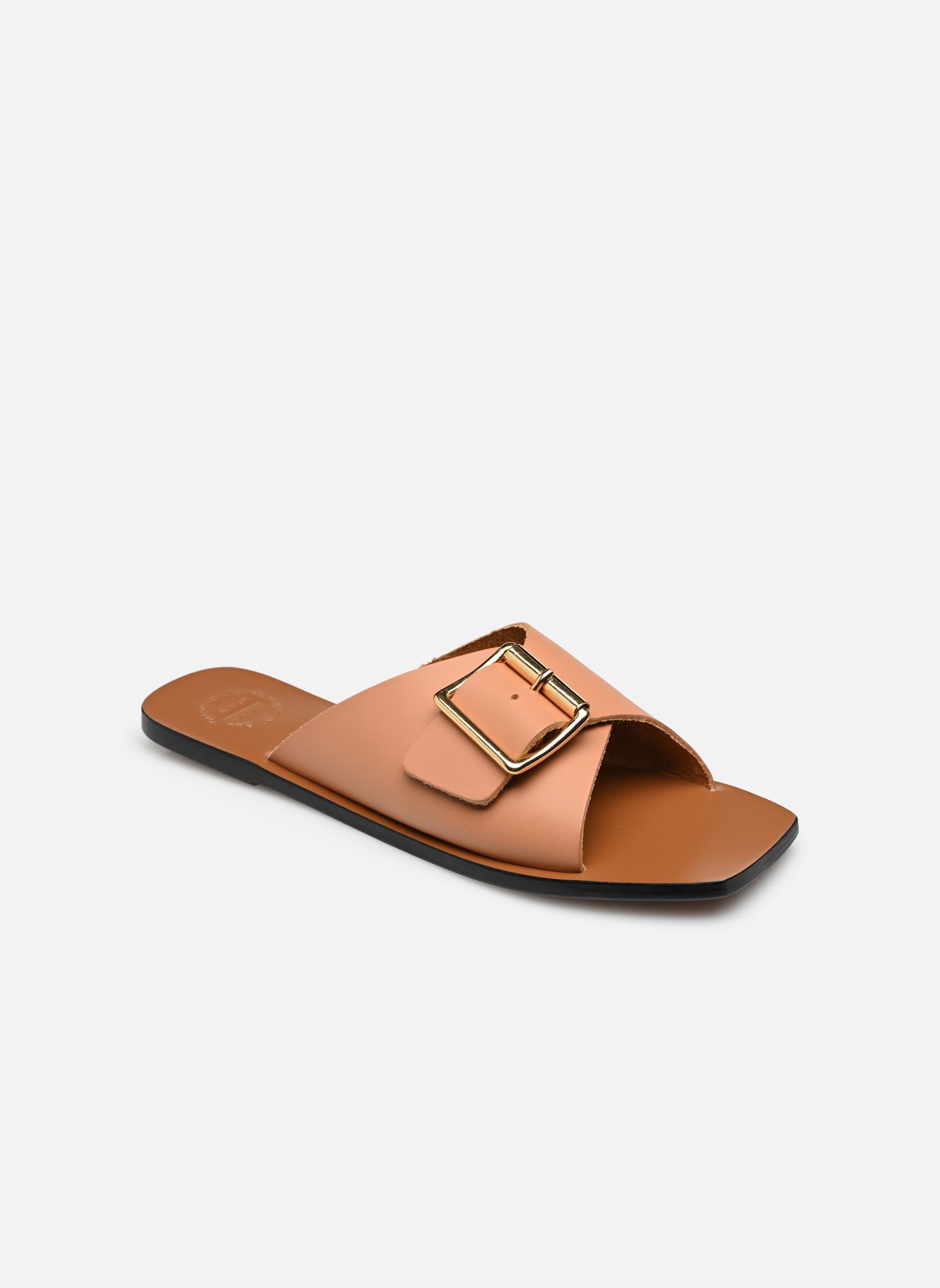 Mules Monza femme beige ATP Atelier Mules Monza femme beige HONEYNUT