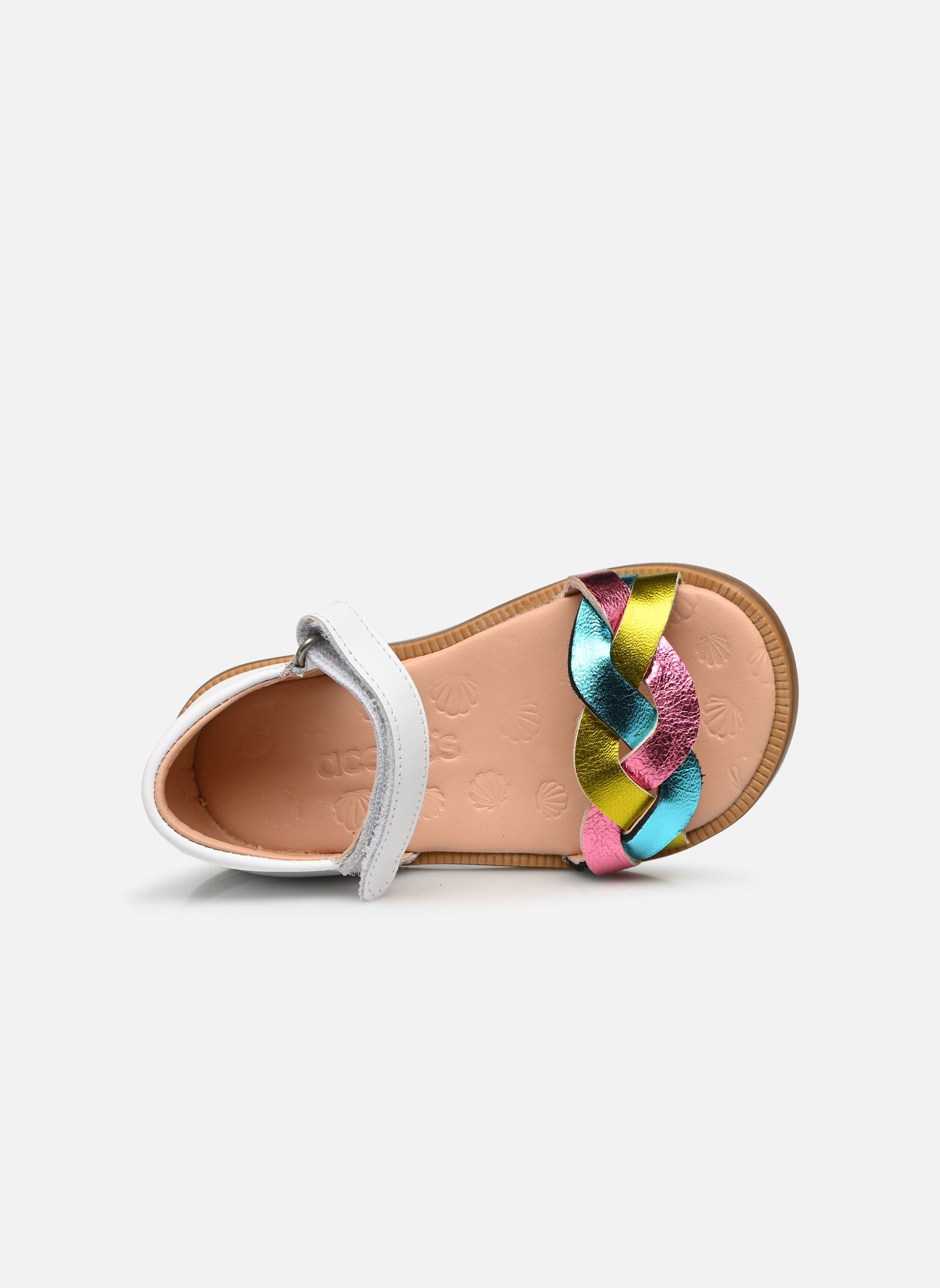 Sandalen 1264ET mädchen weiß Acebo's Sandalen 1264ET mädchen weiß MULTICOLOR