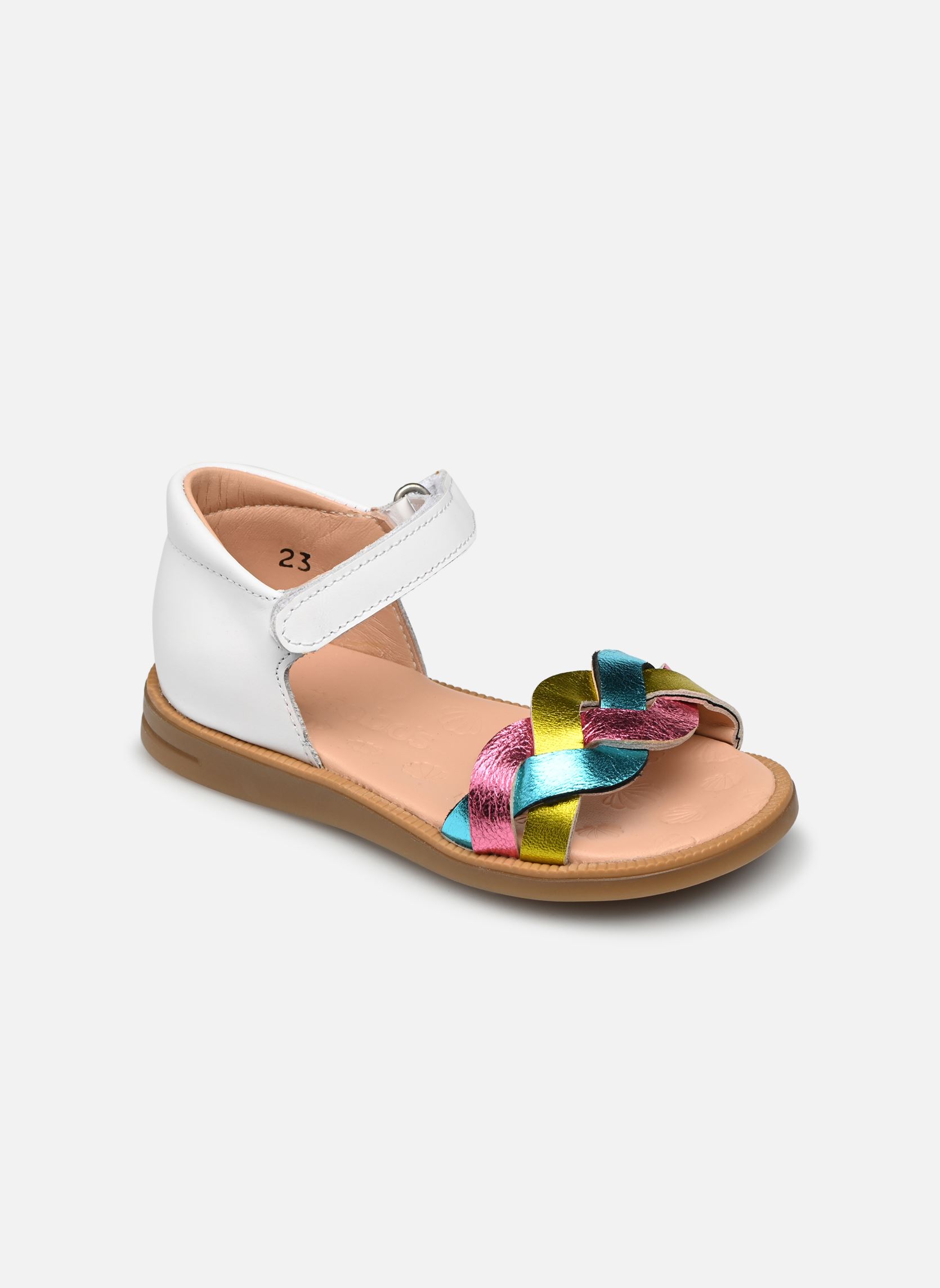 Sandalen 1264ET mädchen weiß Acebo's Sandalen 1264ET mädchen weiß MULTICOLOR