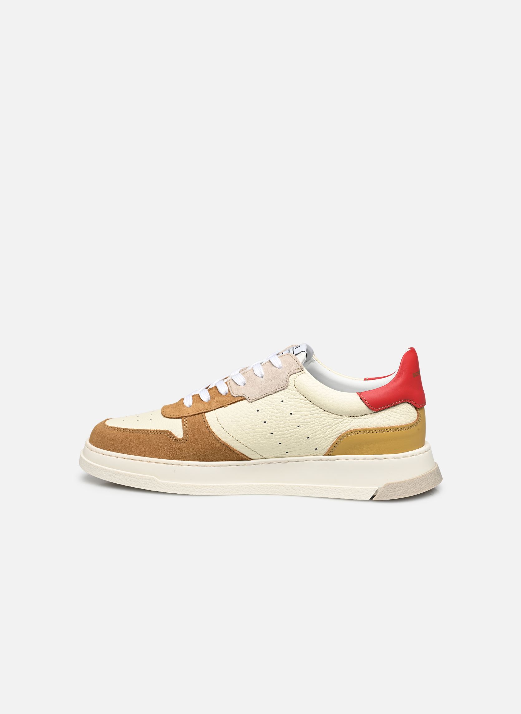 Baskets basses ORDER SNEAKER homme beige Schmoove Baskets basses ORDER SNEAKER homme beige WHITE/CAMEL/RED