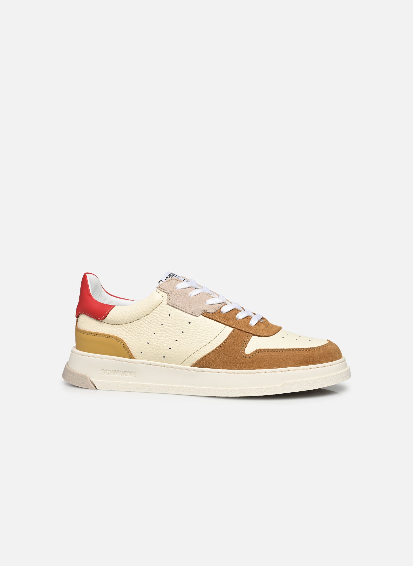 Baskets basses ORDER SNEAKER homme beige Schmoove Baskets basses ORDER SNEAKER homme beige WHITE/CAMEL/RED