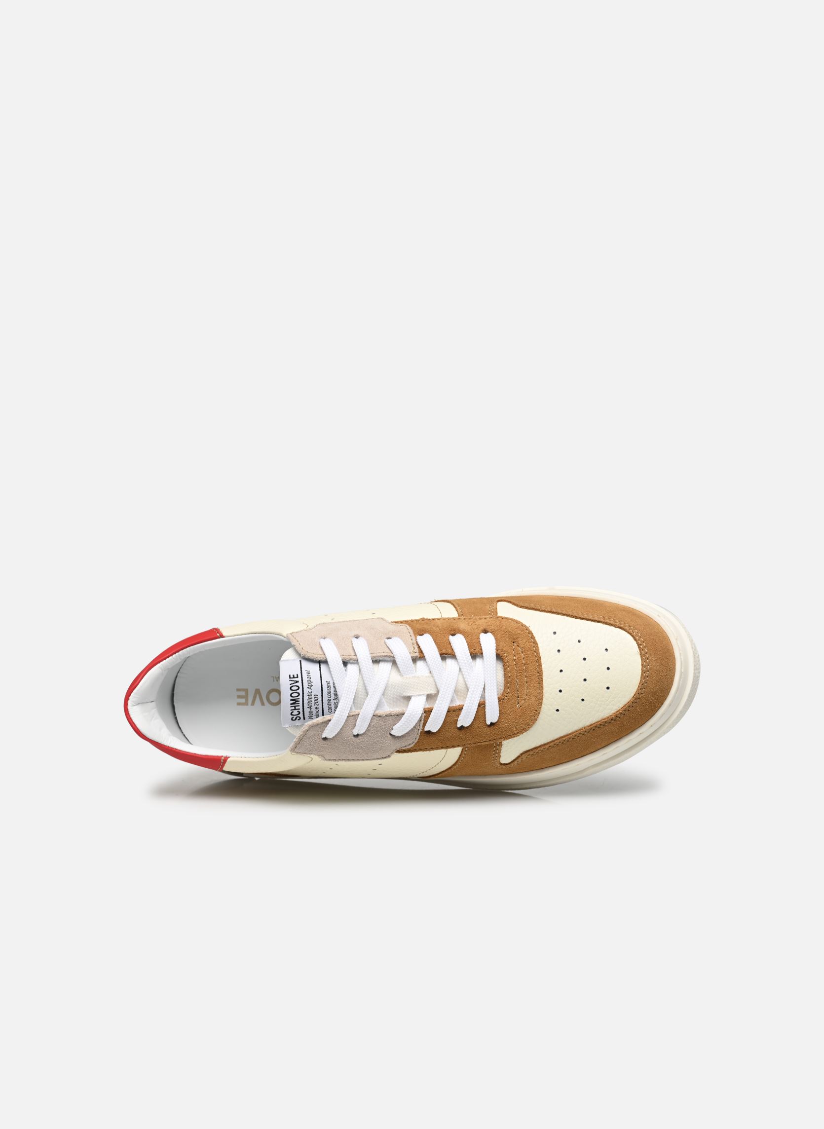 Baskets basses ORDER SNEAKER homme beige Schmoove Baskets basses ORDER SNEAKER homme beige WHITE/CAMEL/RED