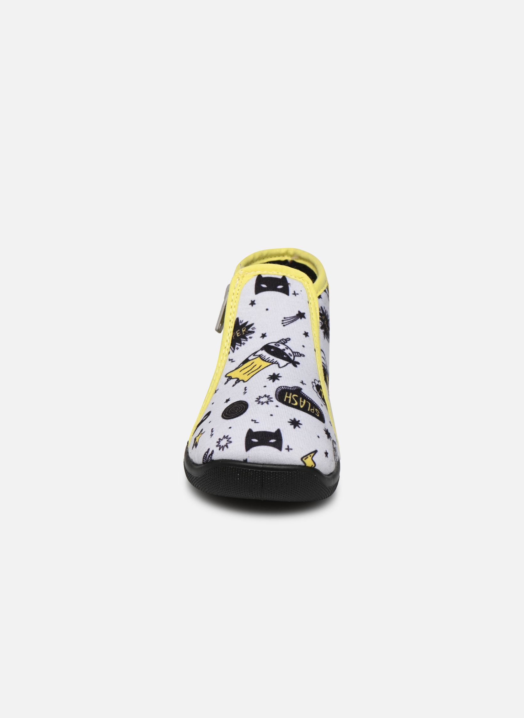 Chaussons Graff 9425 Super garçon gris Tooti Chaussons Graff 9425 Super garçon gris GRIS-NOIR