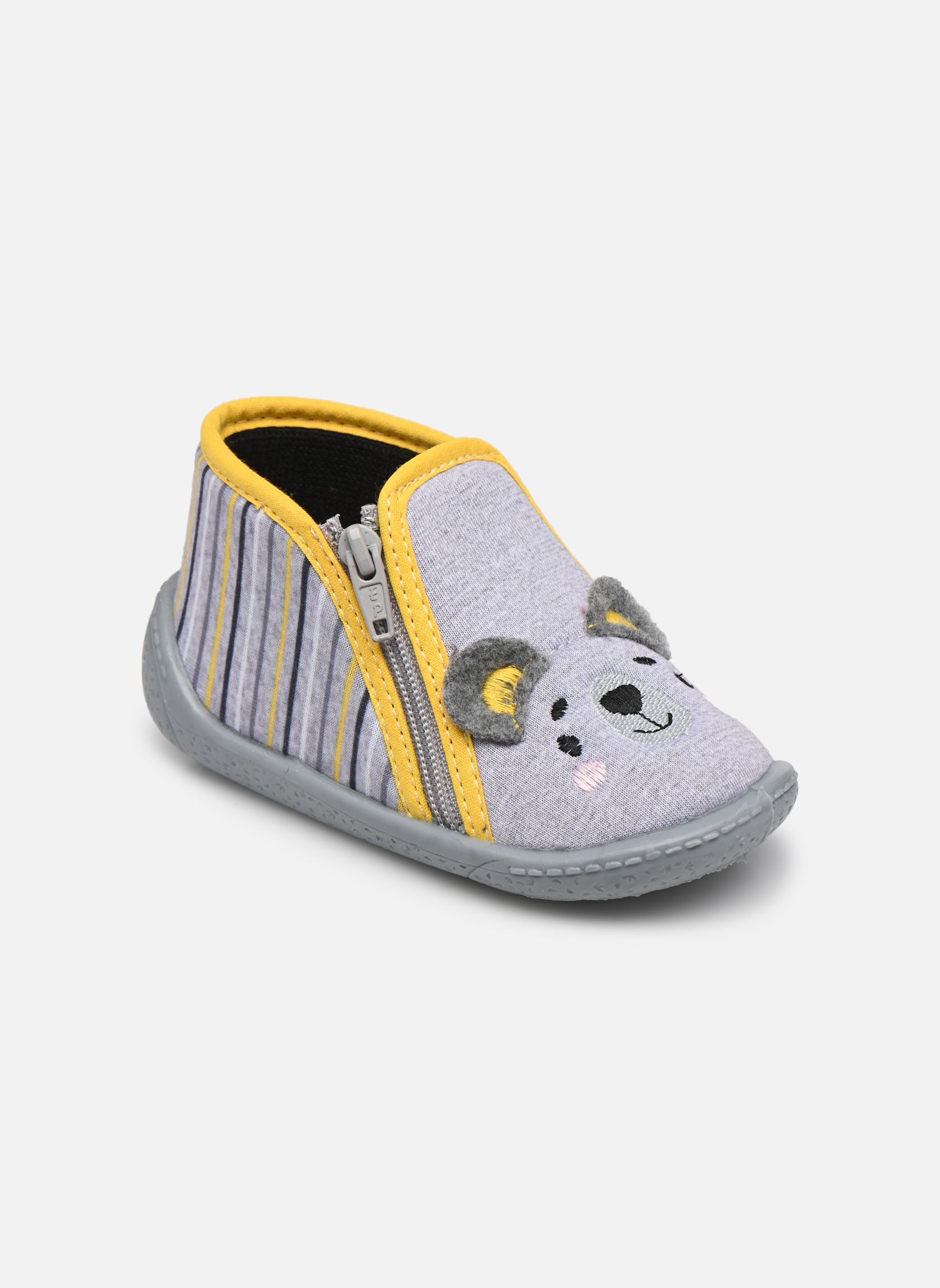 Pantoffels Xadage Br 9517 jongens grijs Tooti Pantoffels Xadage Br 9517 jongens grijs GRIS/GRIS-JAUNE