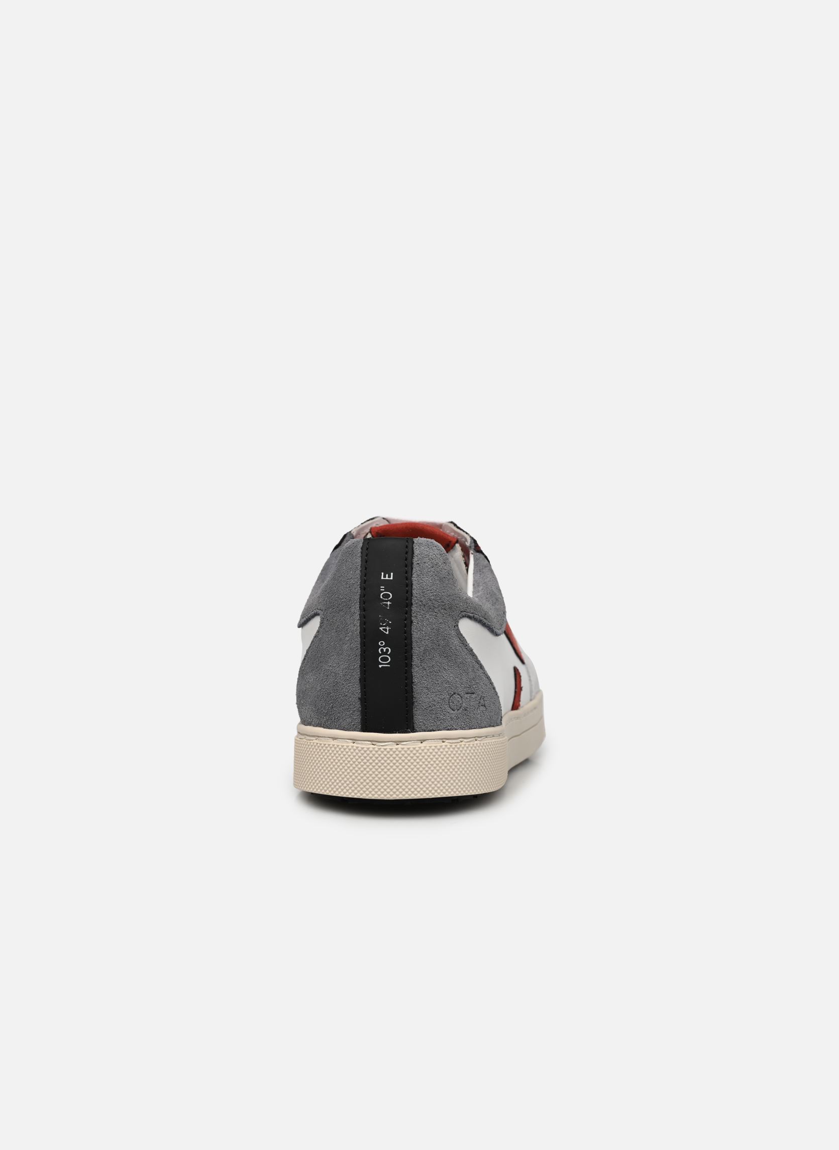 Niedrige Sneaker Sansaho W damen weiß OTA Niedrige Sneaker Sansaho W damen weiß White/Raspberry 2