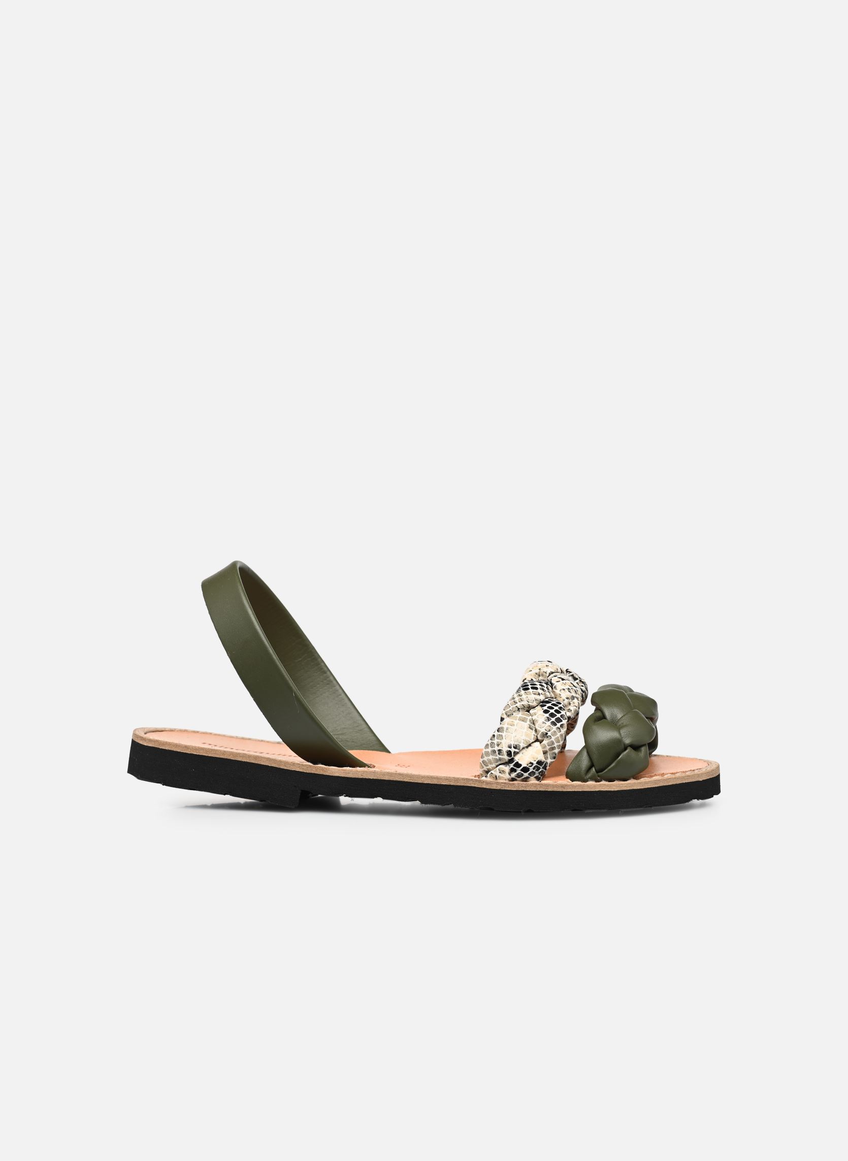 Sandales Avarca Cabrera Army/Reptile Sable femme vert Minorquines Sandales Avarca Cabrera Army/Reptile Sable femme vert ARMY/REPTILE SABLE