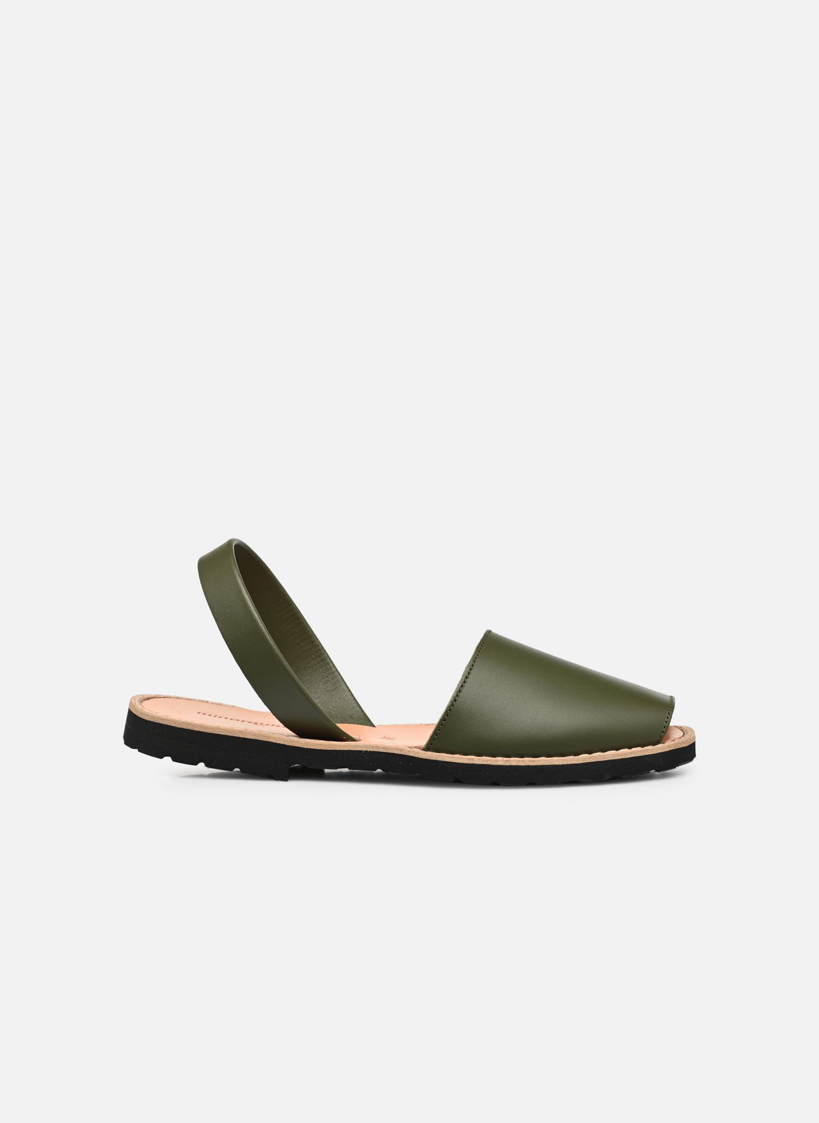 Sandales Avarca Cuir Army femme vert Minorquines Sandales Avarca Cuir Army femme vert ARMY