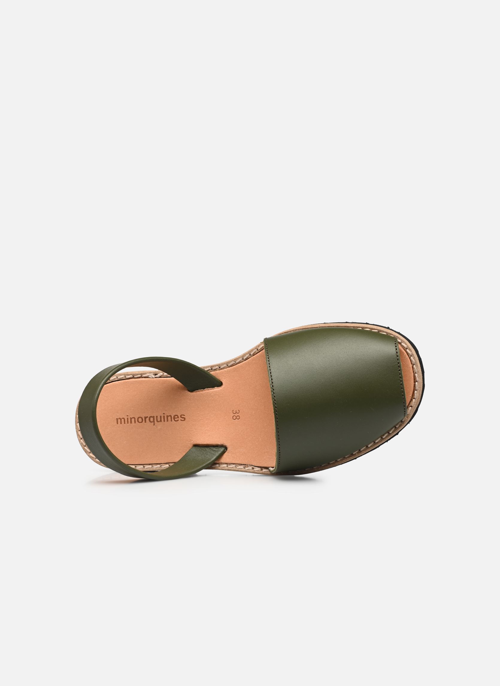 Sandales Avarca Cuir Army femme vert Minorquines Sandales Avarca Cuir Army femme vert ARMY
