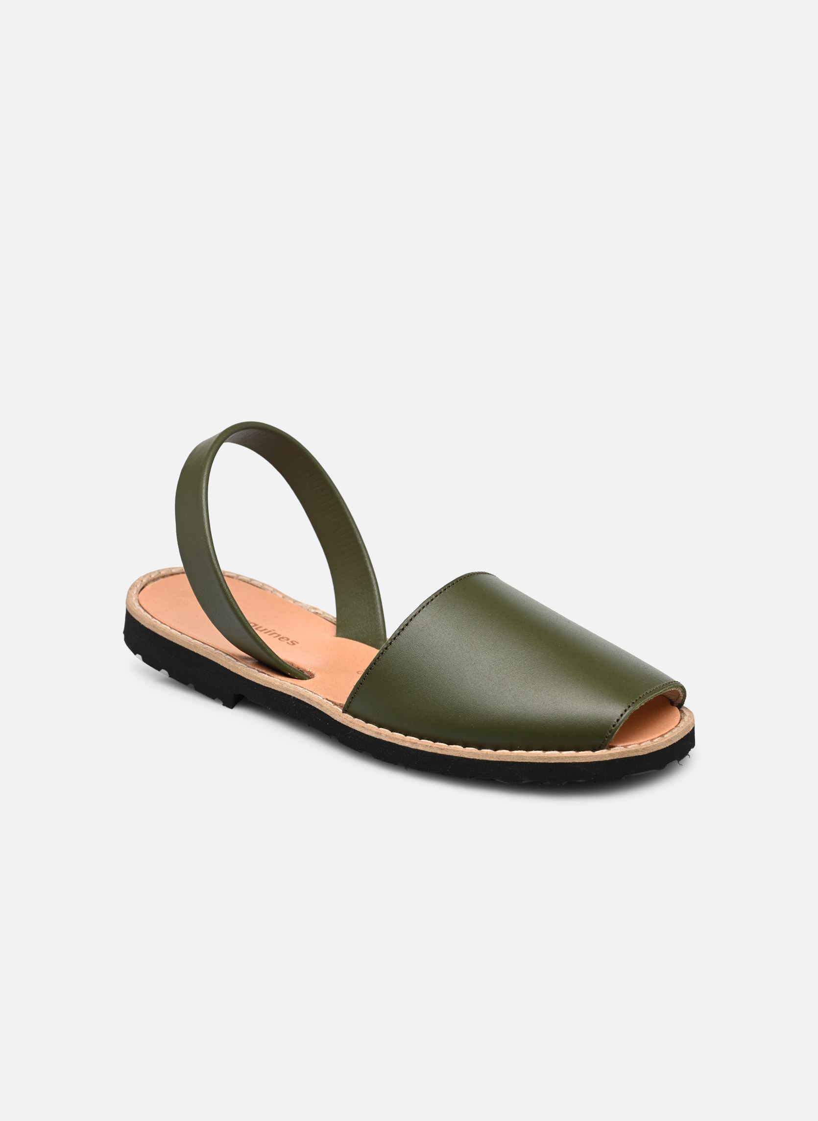 Sandales Avarca Cuir Army femme vert Minorquines Sandales Avarca Cuir Army femme vert ARMY
