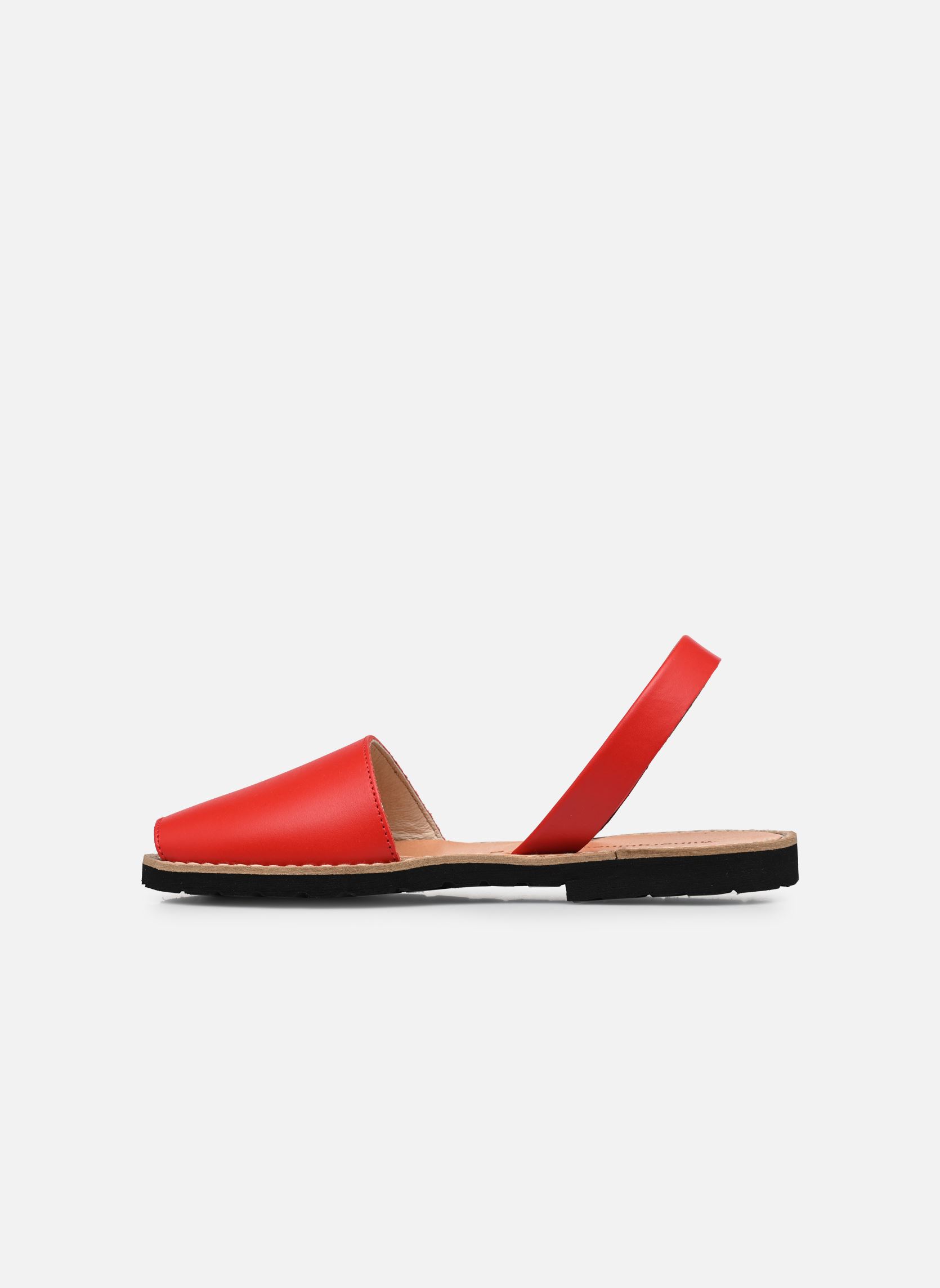 Sandales Avarca Cuir Pomodoro femme rouge Minorquines Sandales Avarca Cuir Pomodoro femme rouge POMODORO