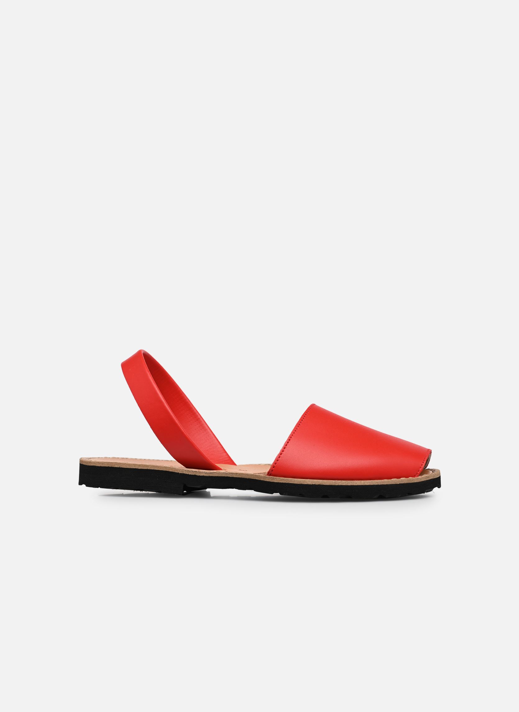 Sandales Avarca Cuir Pomodoro femme rouge Minorquines Sandales Avarca Cuir Pomodoro femme rouge POMODORO