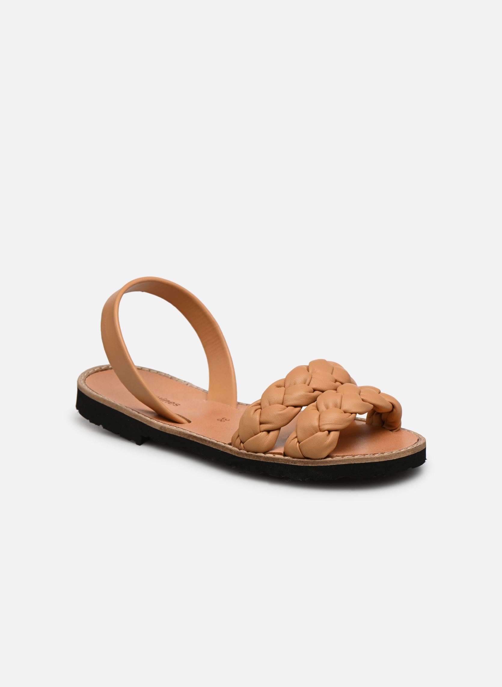 Sandalen Avarca Cabrera Cuir Naturel damen braun Minorquines Sandalen Avarca Cabrera Cuir Naturel damen braun NATUREL