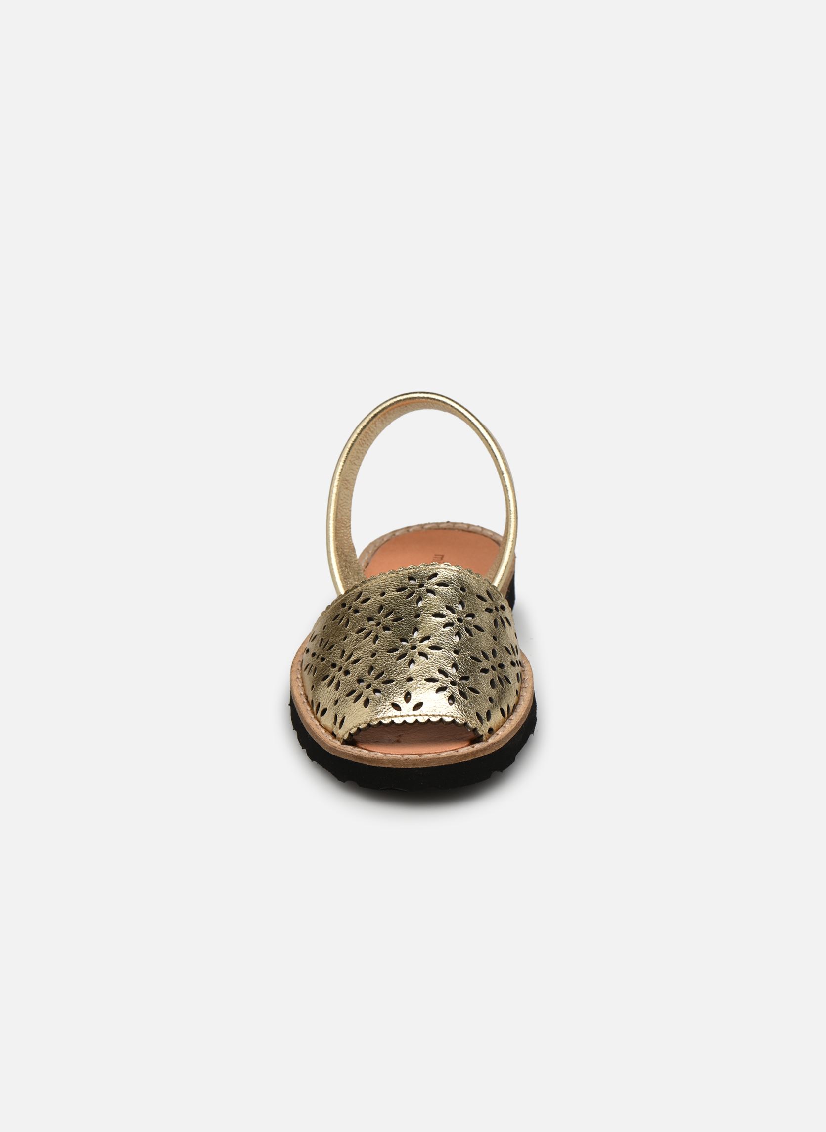 Sandali Avarca Cuir Perforé Fleur Oro bambina oro e bronzo Minorquines Sandali Avarca Cuir Perforé Fleur Oro bambina oro e bronzo ORO