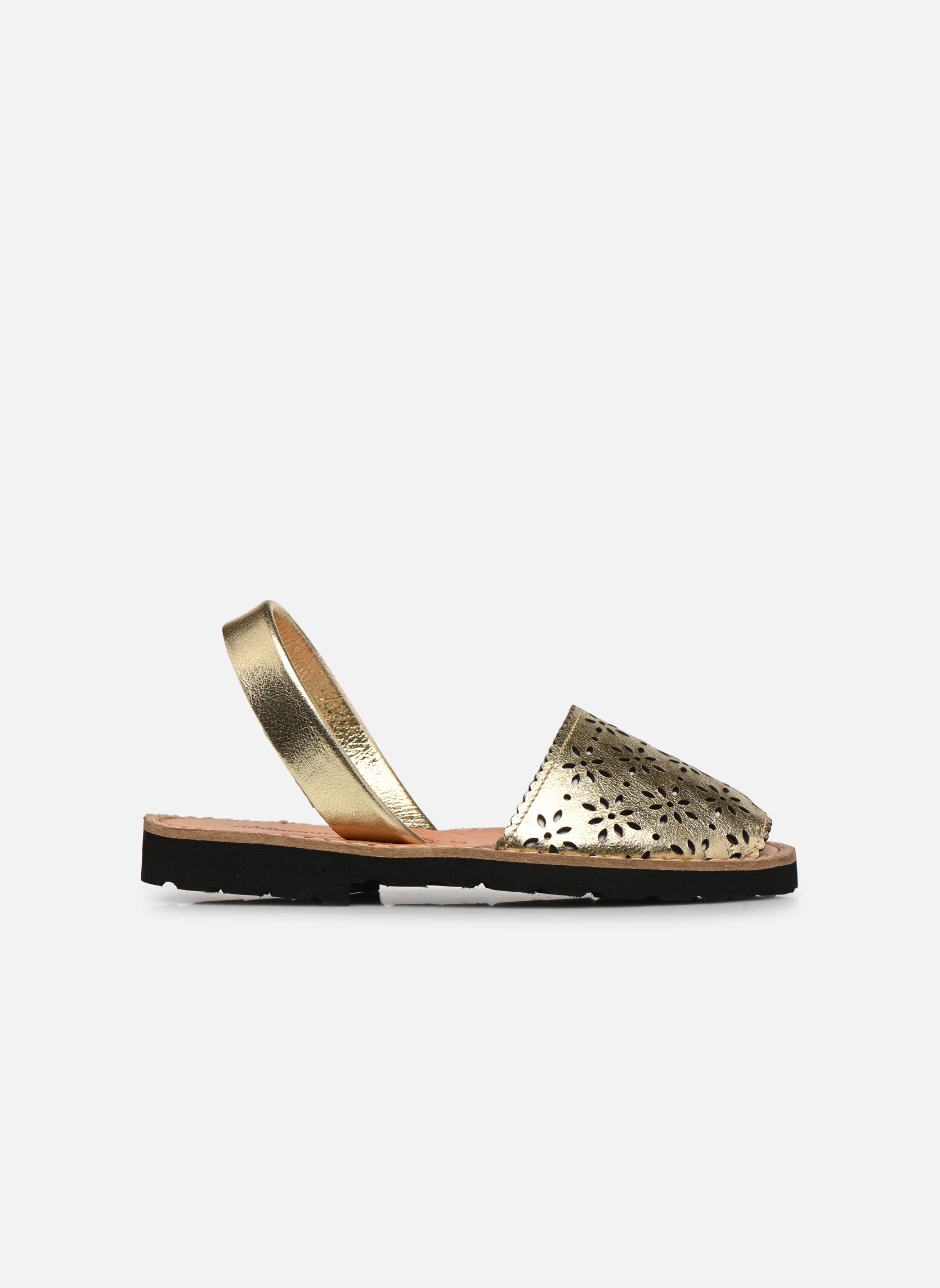 Sandali Avarca Cuir Perforé Fleur Oro bambina oro e bronzo Minorquines Sandali Avarca Cuir Perforé Fleur Oro bambina oro e bronzo ORO