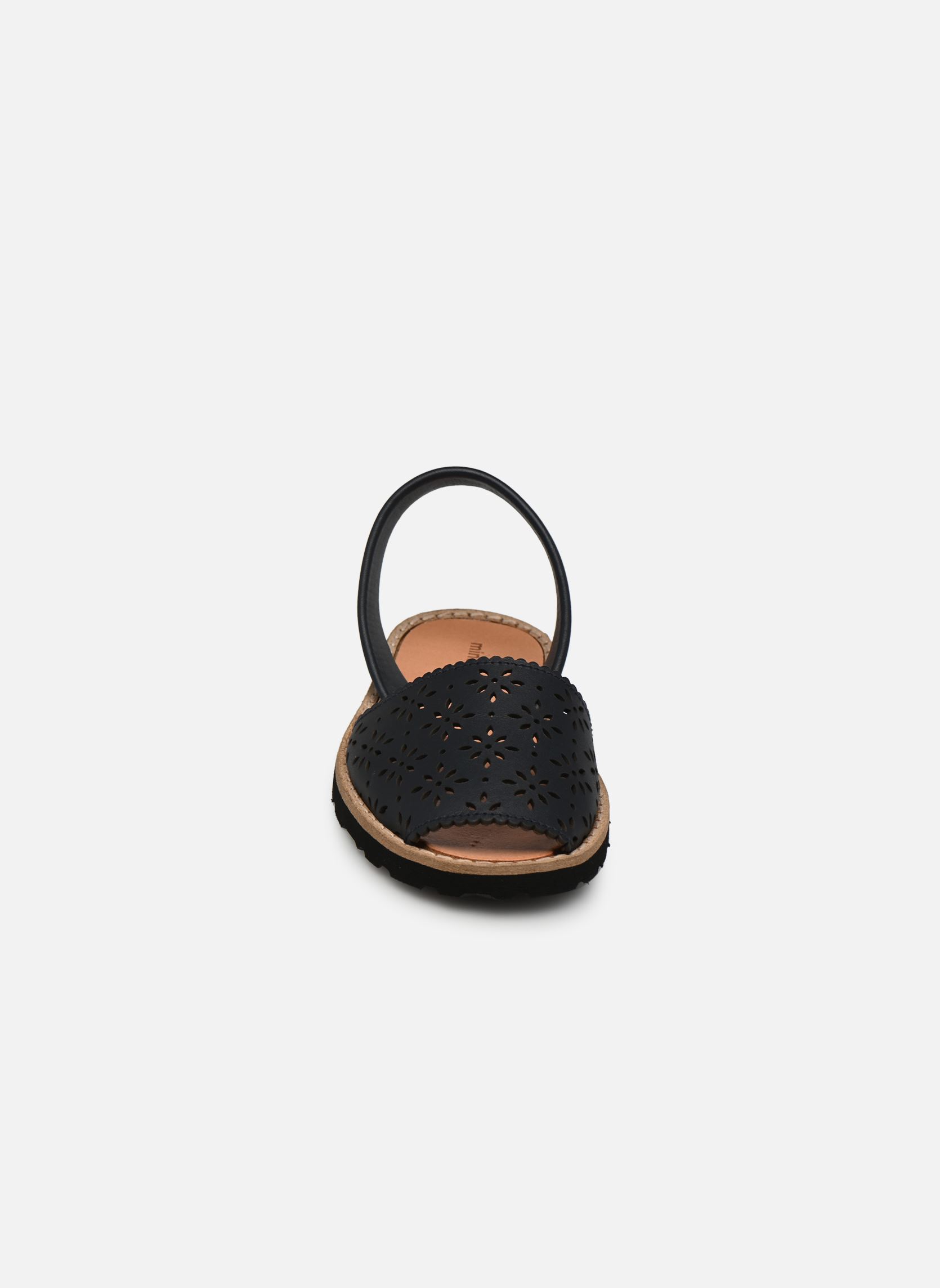 Sandales Avarca Cuir Perforé Fleur Azul fille bleu Minorquines Sandales Avarca Cuir Perforé Fleur Azul fille bleu AZUL