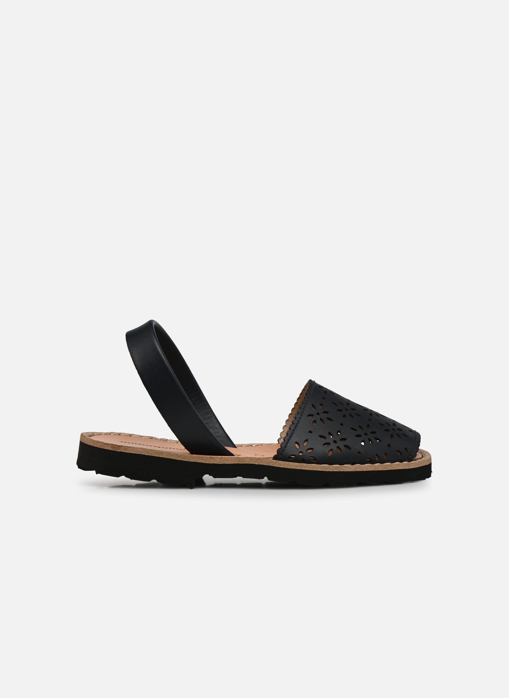 Sandales Avarca Cuir Perforé Fleur Azul fille bleu Minorquines Sandales Avarca Cuir Perforé Fleur Azul fille bleu AZUL