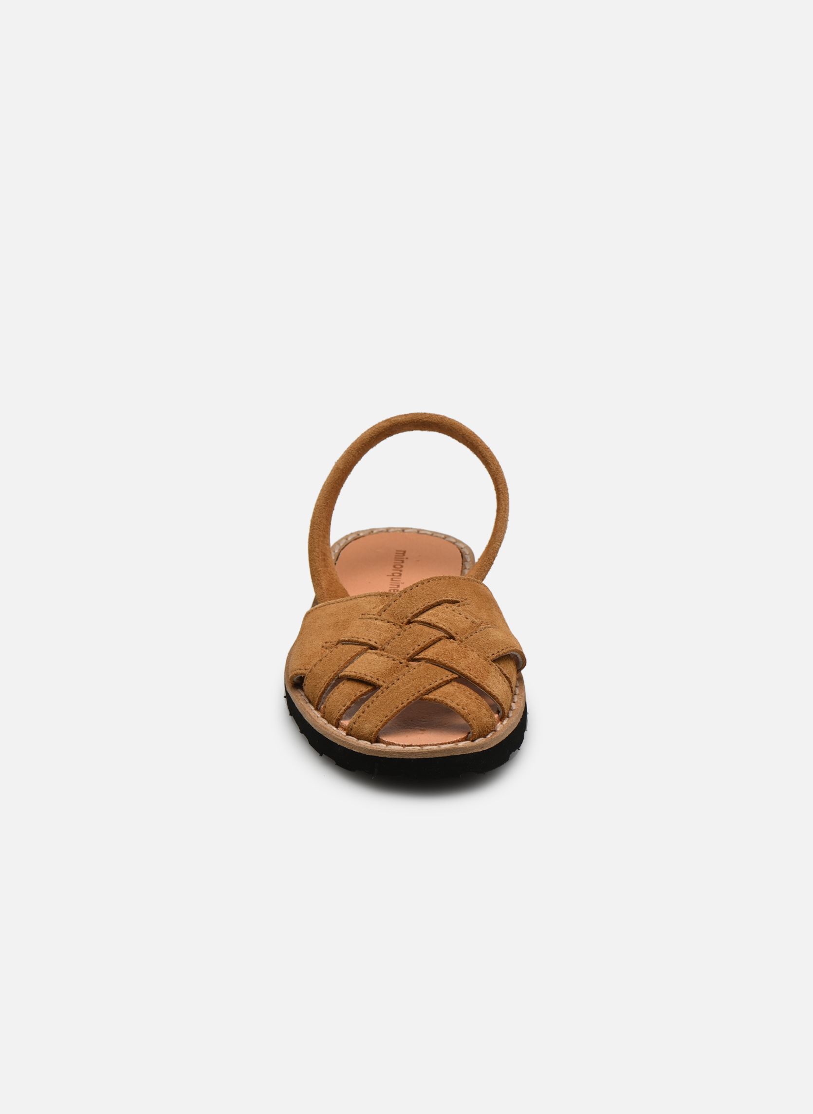 Sandales Avarca Compostelle Velours Naturel fille marron Minorquines Sandales Avarca Compostelle Velours Naturel fille marron NATUREL
