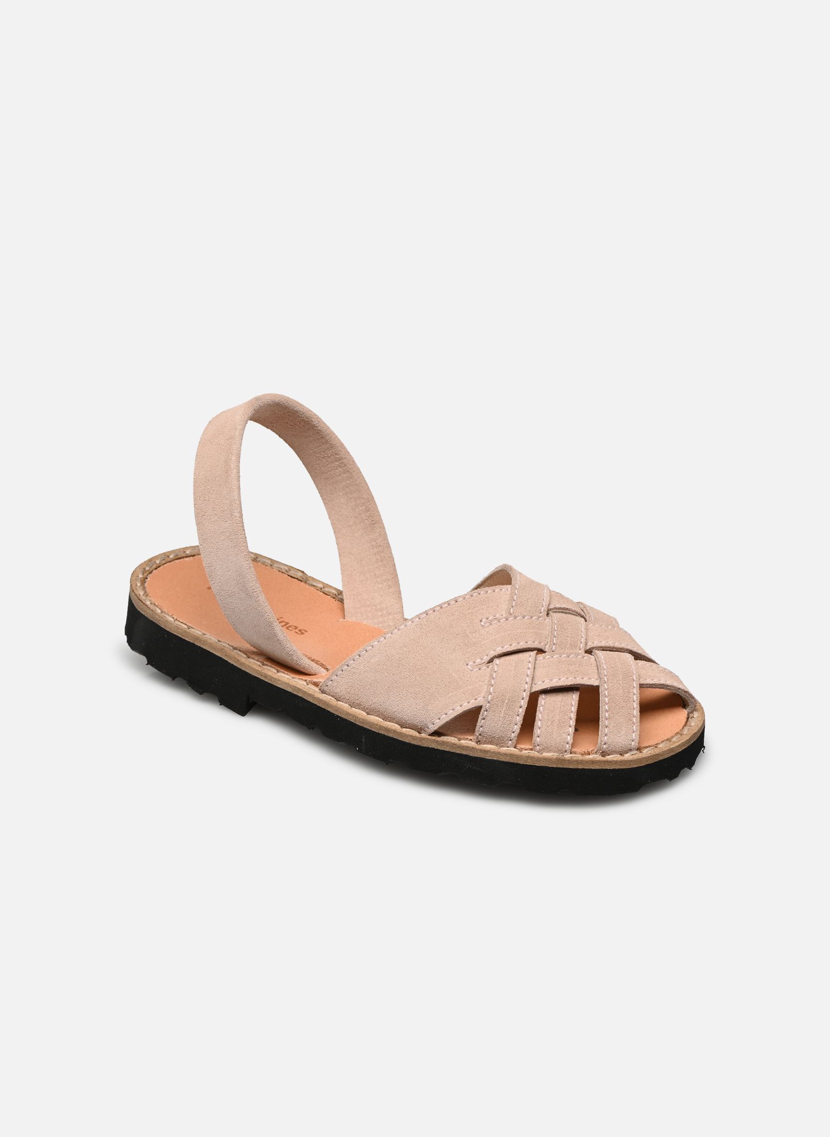 Sandales Avarca Compostelle Velours Rose fille rose Minorquines Sandales Avarca Compostelle Velours Rose fille rose ROSE