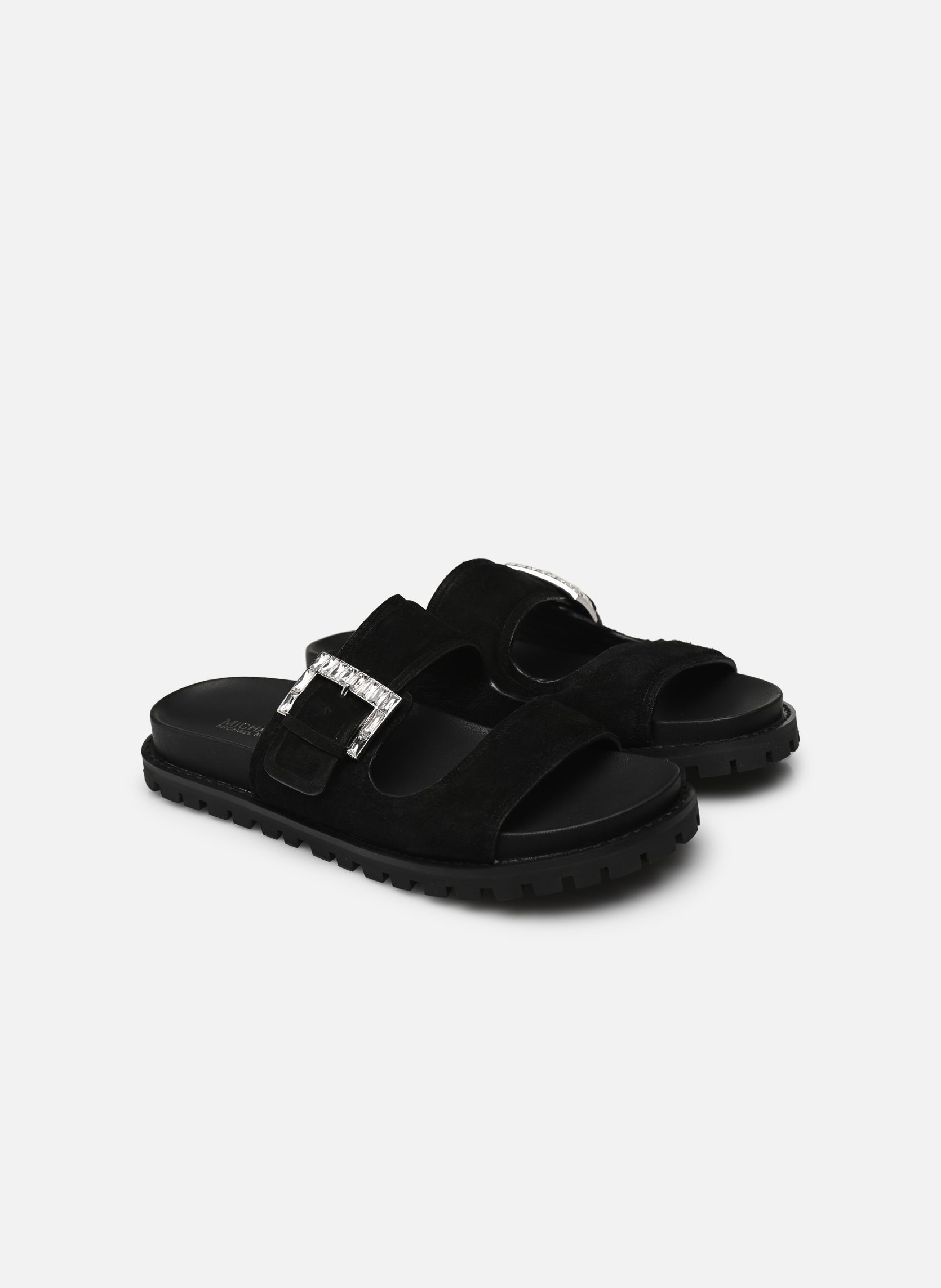 Muilen GISELLE SLIDE dames zwart Michael Michael Kors Muilen GISELLE SLIDE dames zwart BLACK