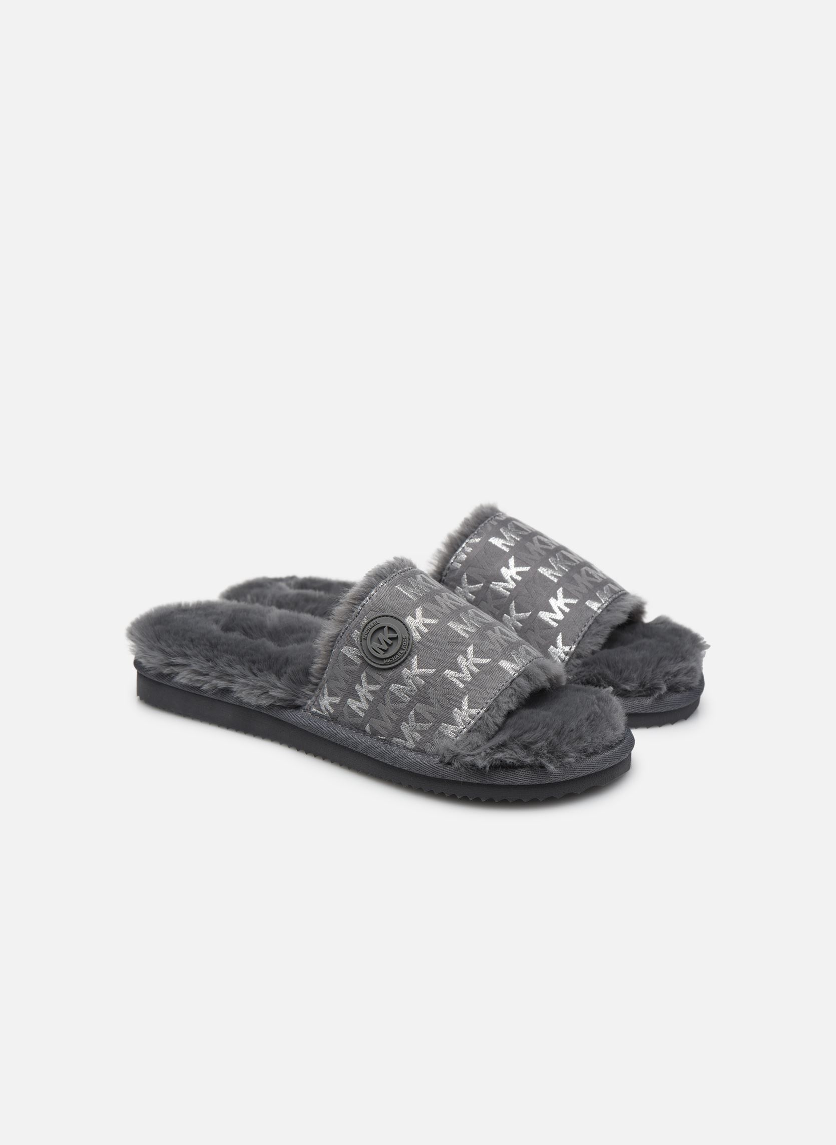 Pantoffeln JANIS SLIDE damen grau Michael Michael Kors Pantoffeln JANIS SLIDE damen grau Heather grey