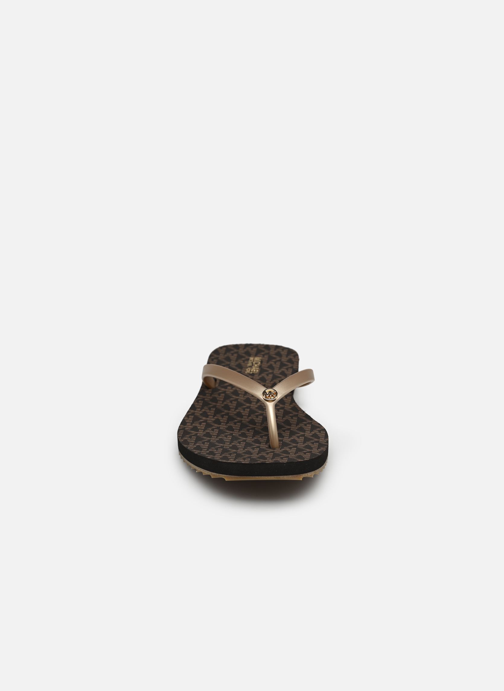 Slippers JINX FLIP FLOP dames goud en brons Michael Michael Kors Slippers JINX FLIP FLOP dames goud en brons BRN/PLGOLD