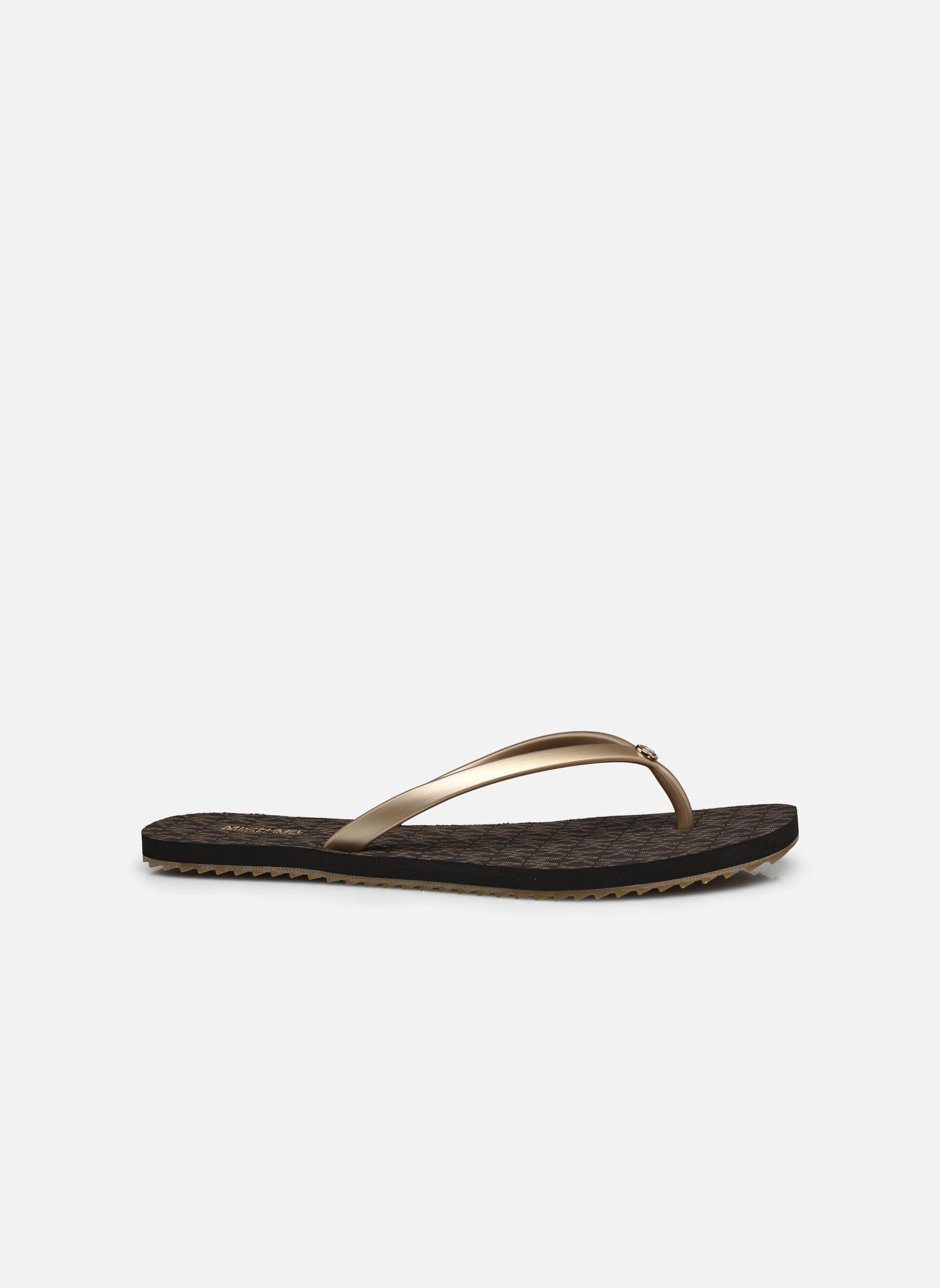 Slippers JINX FLIP FLOP dames goud en brons Michael Michael Kors Slippers JINX FLIP FLOP dames goud en brons BRN/PLGOLD