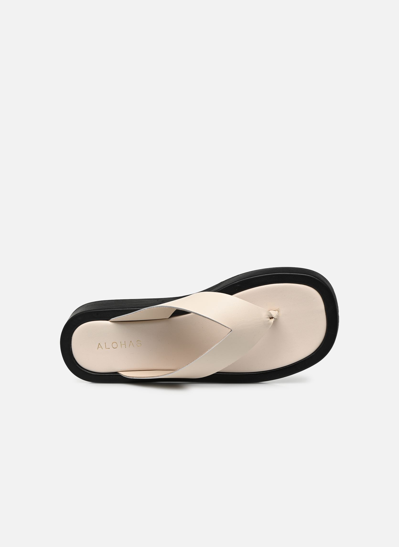 Sandali con zeppa e plateau Overcast donna bianco Alohas Sandali con zeppa e plateau Overcast donna bianco OFF WHITE