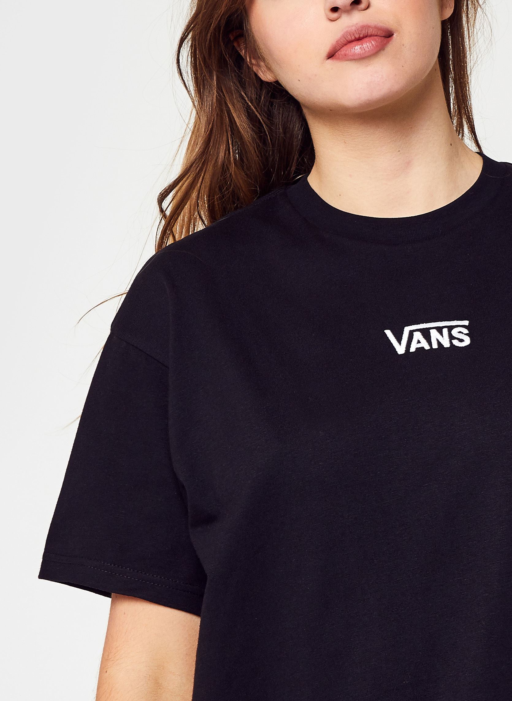 Robes Wm Center Vee Tee Dress femme noir Vans Robes Wm Center Vee Tee Dress femme noir Black