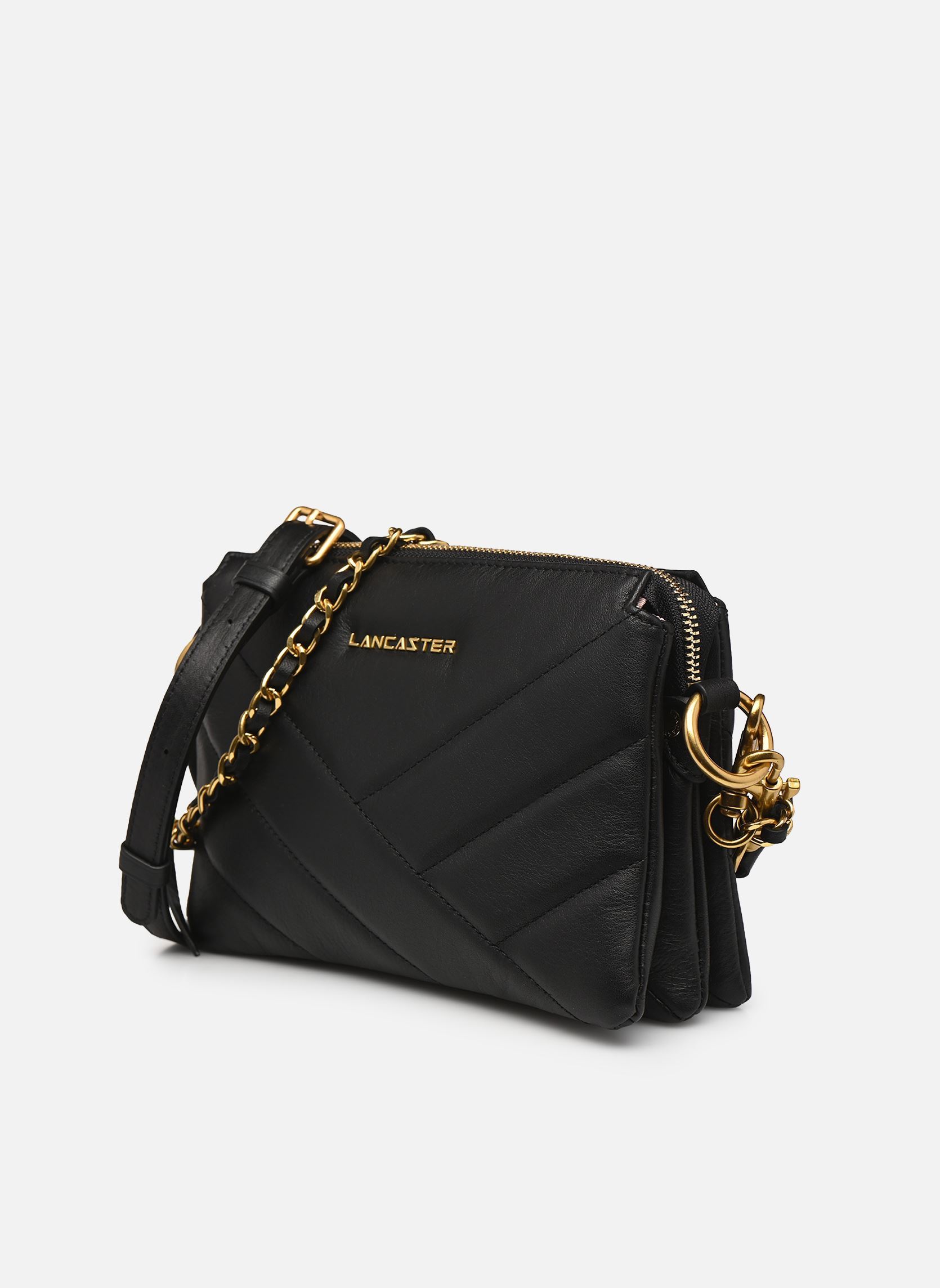 Borse a mano Pochette Zippée S Soft Matelassé donna nero Lancaster Borse a mano Pochette Zippée S Soft Matelassé donna nero NOIR