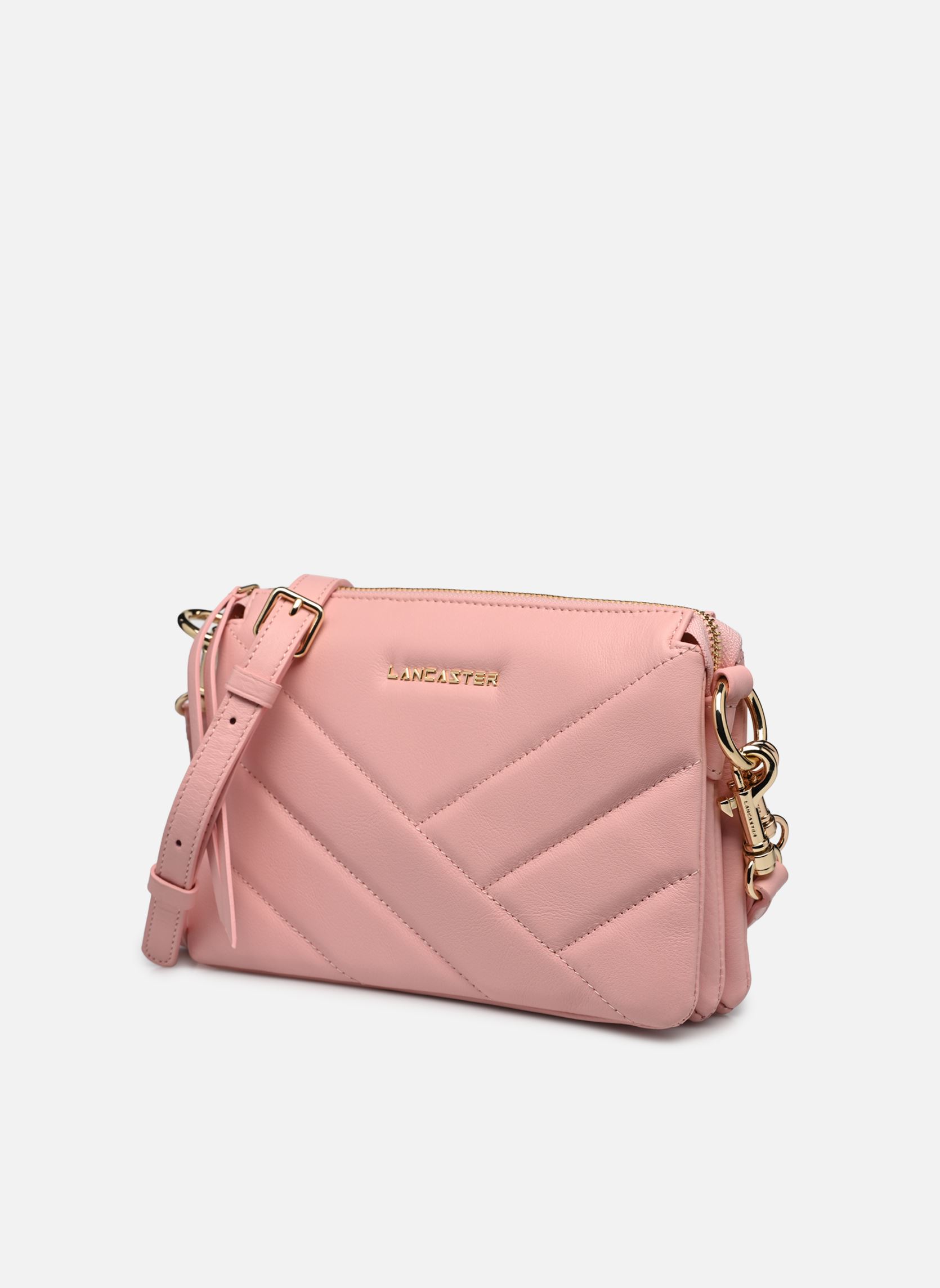 Handtassen Pochette Zippée S Soft Matelassé dames roze Lancaster Handtassen Pochette Zippée S Soft Matelassé dames roze ROSE CLAIR