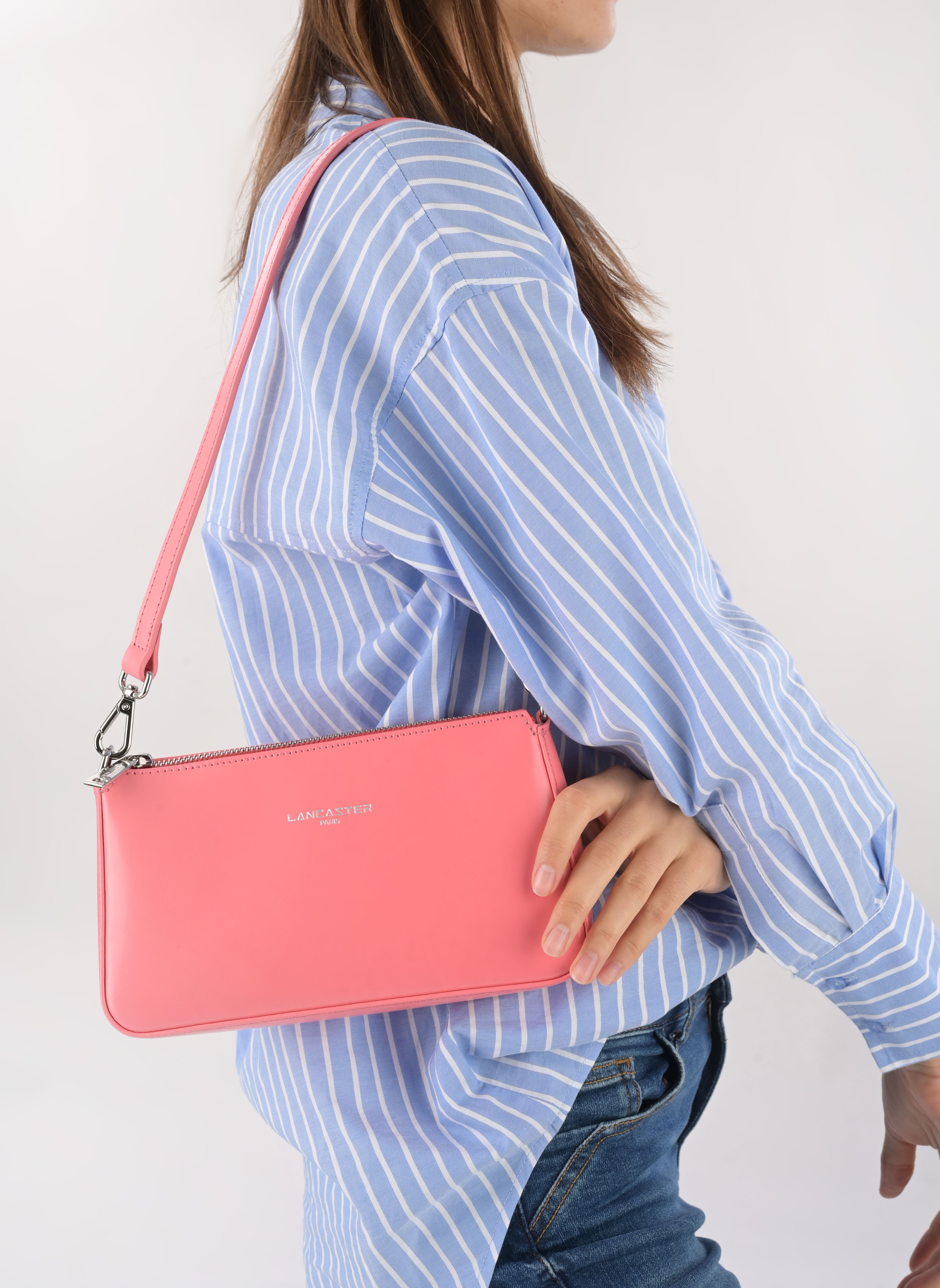 Umhängetaschen Trotteur Zippée S Suave Even damen rosa Lancaster Umhängetaschen Trotteur Zippée S Suave Even damen rosa ROSE BONBON