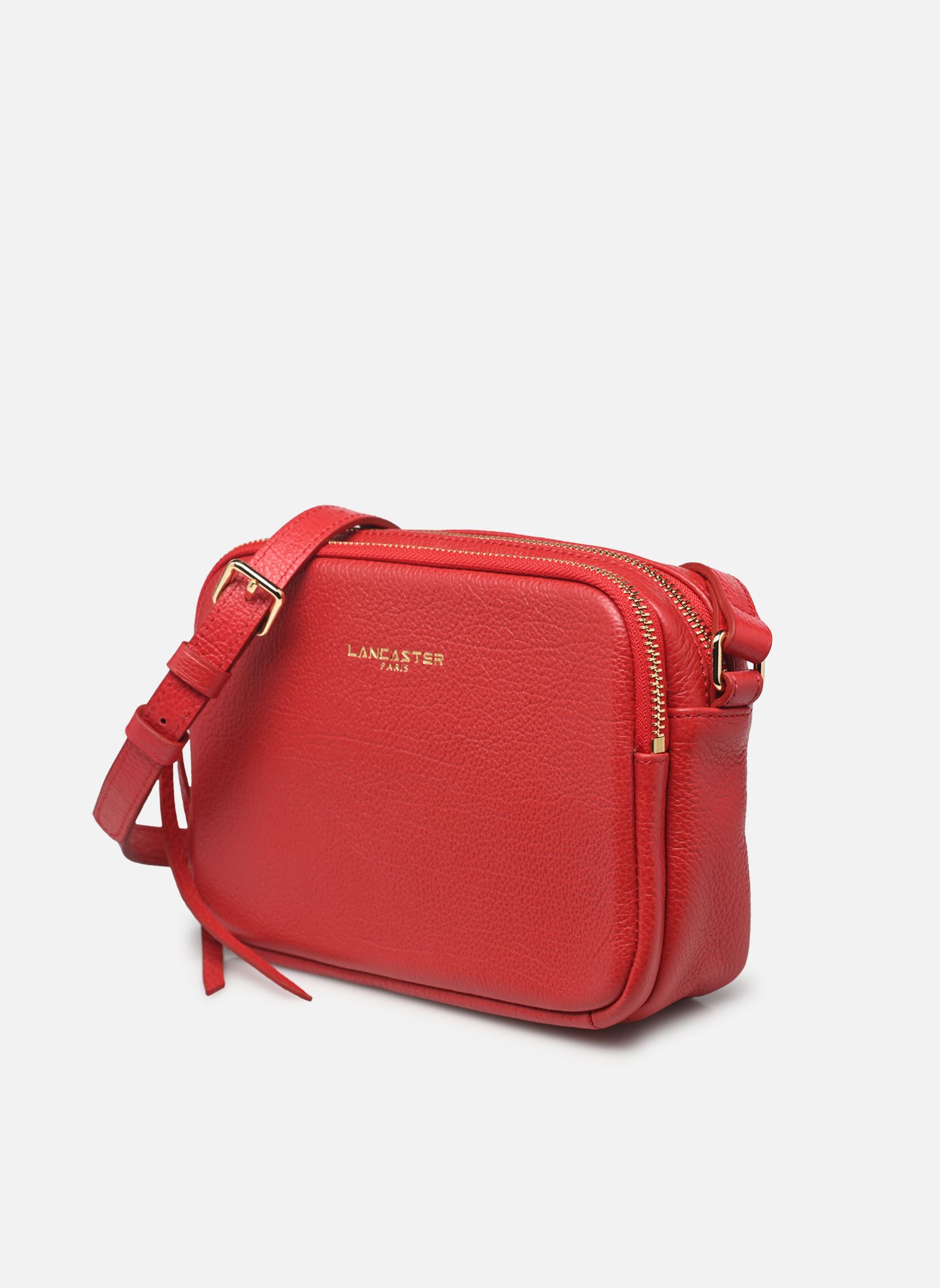 Schoudertassen Trotteur Zippé Dune dames rood Lancaster Schoudertassen Trotteur Zippé Dune dames rood ROUGE