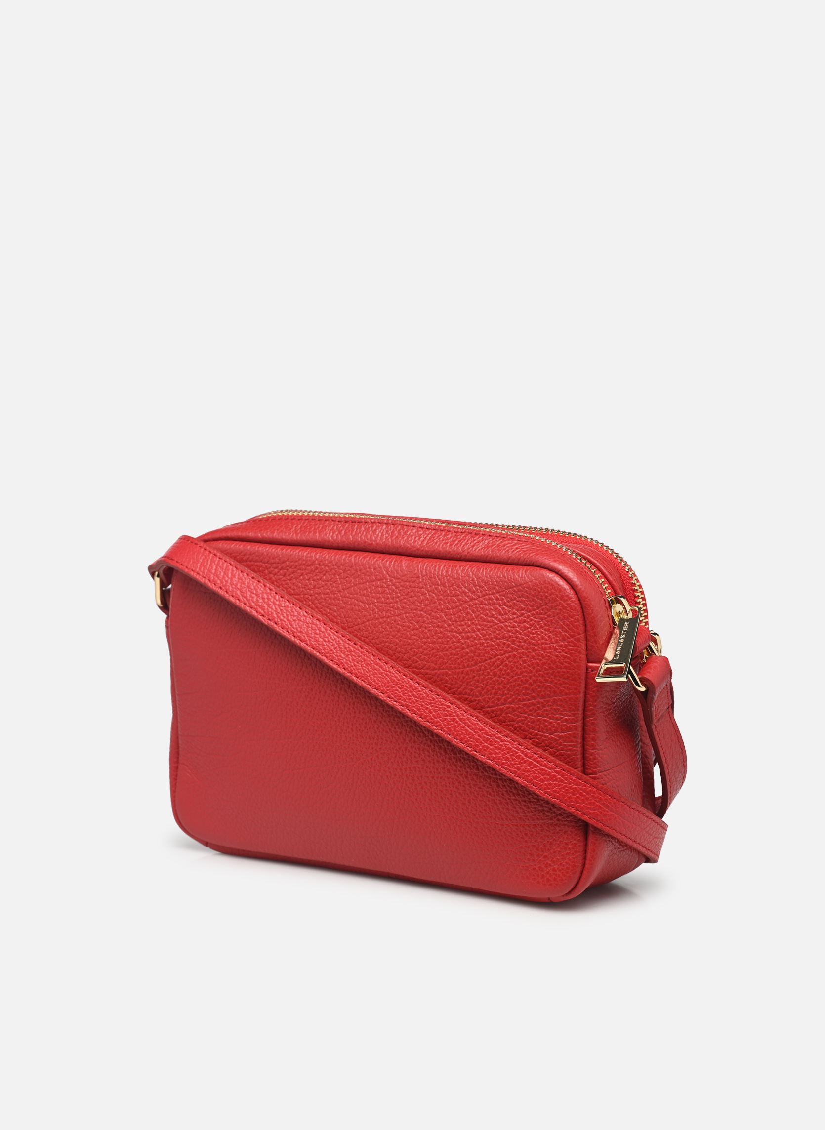 Schoudertassen Trotteur Zippé Dune dames rood Lancaster Schoudertassen Trotteur Zippé Dune dames rood ROUGE