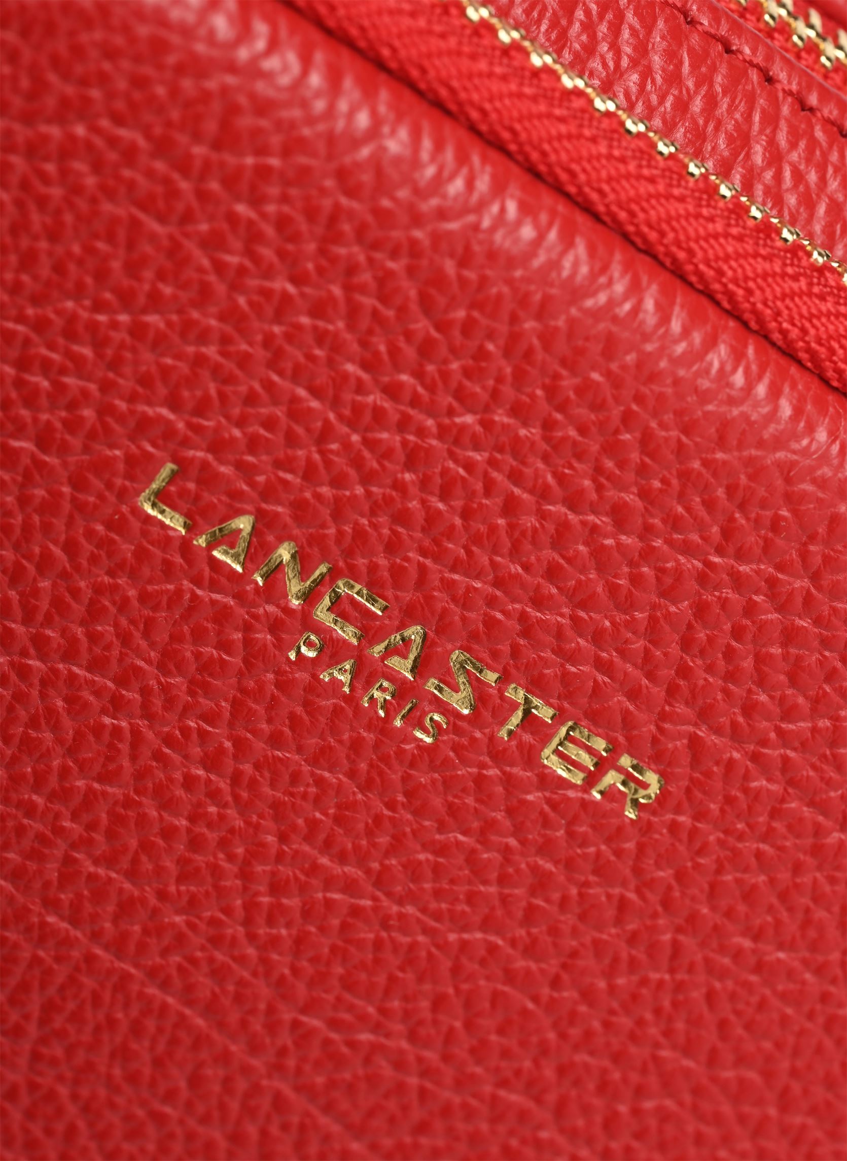 Schoudertassen Trotteur Zippé Dune dames rood Lancaster Schoudertassen Trotteur Zippé Dune dames rood ROUGE