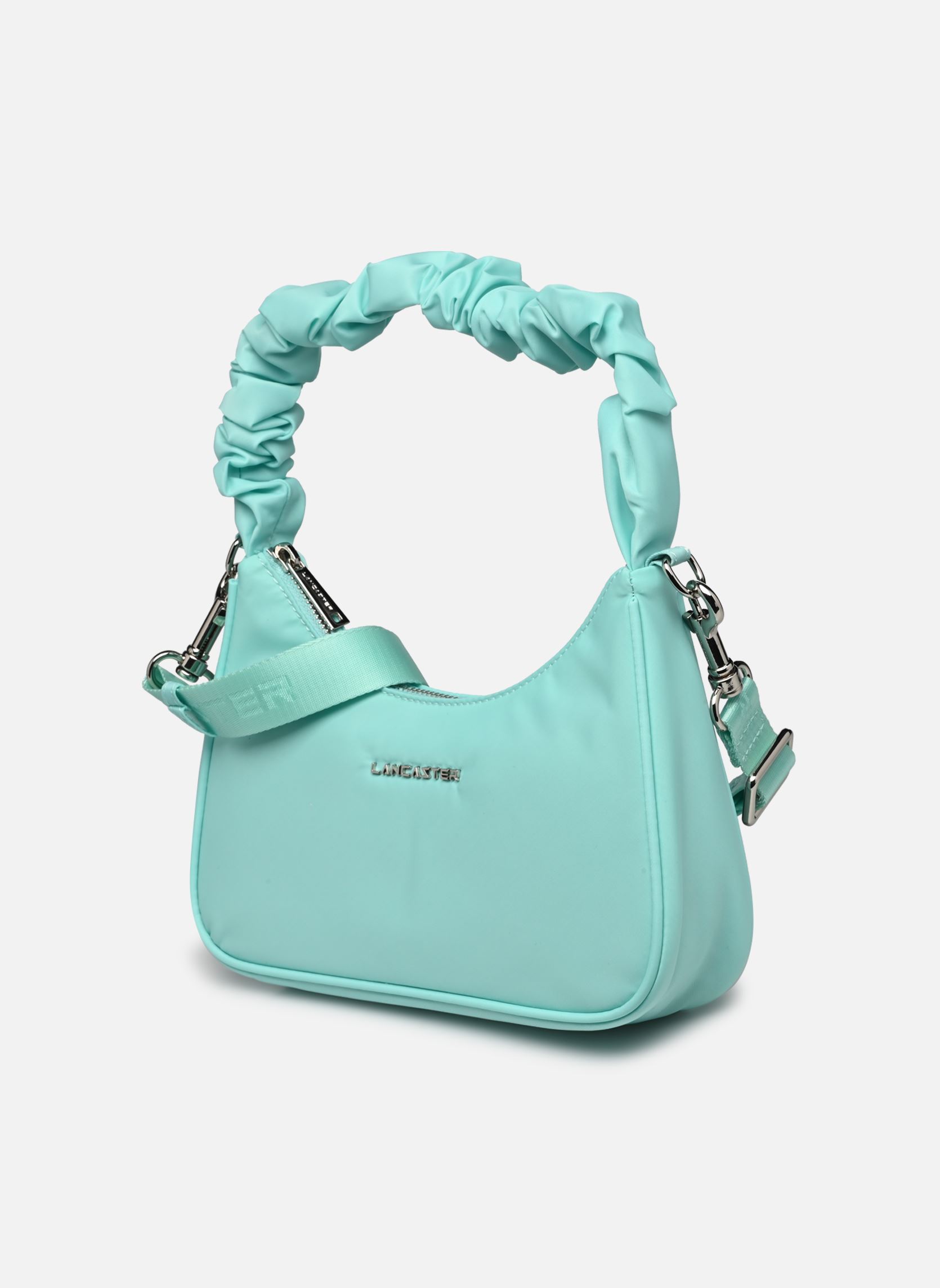 Sacs Sac Baguette Zippé Basic Chouchou femme bleu Lancaster Sacs Sac Baguette Zippé Basic Chouchou femme bleu LAGON CLAIR