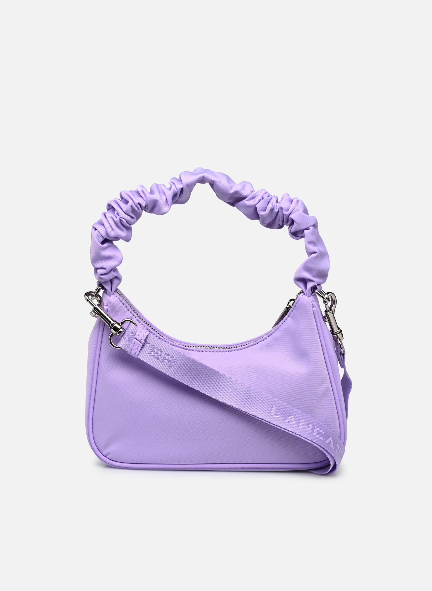 Sac Bandoulière En Cuir Lavande Halston Heritage - Petit Modèle, Chaîne Argentée - Neuf Avec Légers Défauts