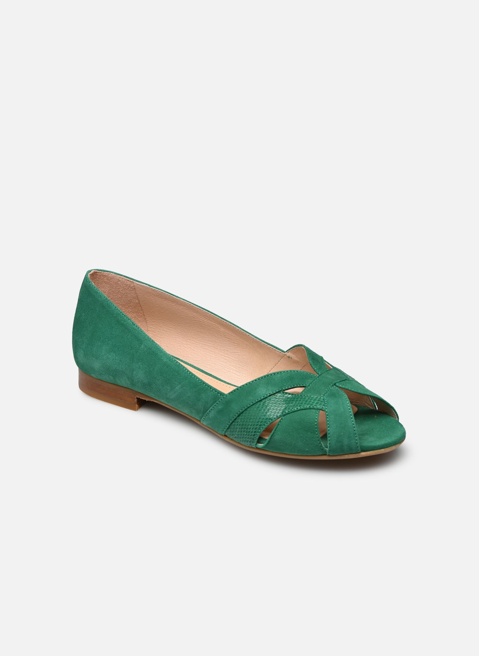 Klassieke ballerina's Léa dames groen Georgia Rose Klassieke ballerina's Léa dames groen VERT