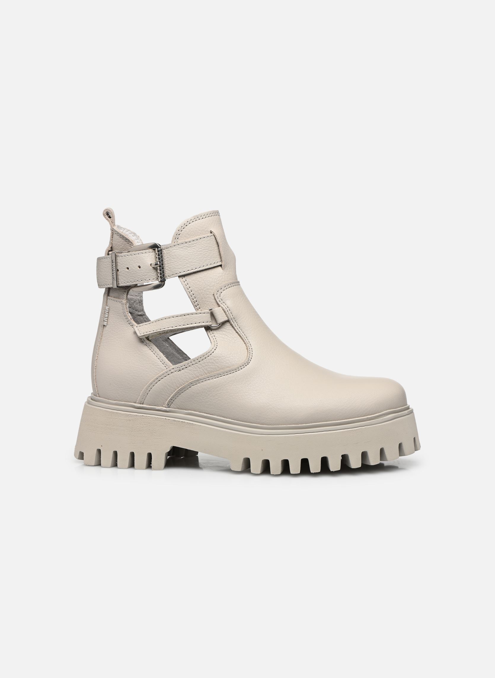 Niedrige Ankle Boots Groov-y 47400 damen beige Bronx Niedrige Ankle Boots Groov-y 47400 damen beige Clay