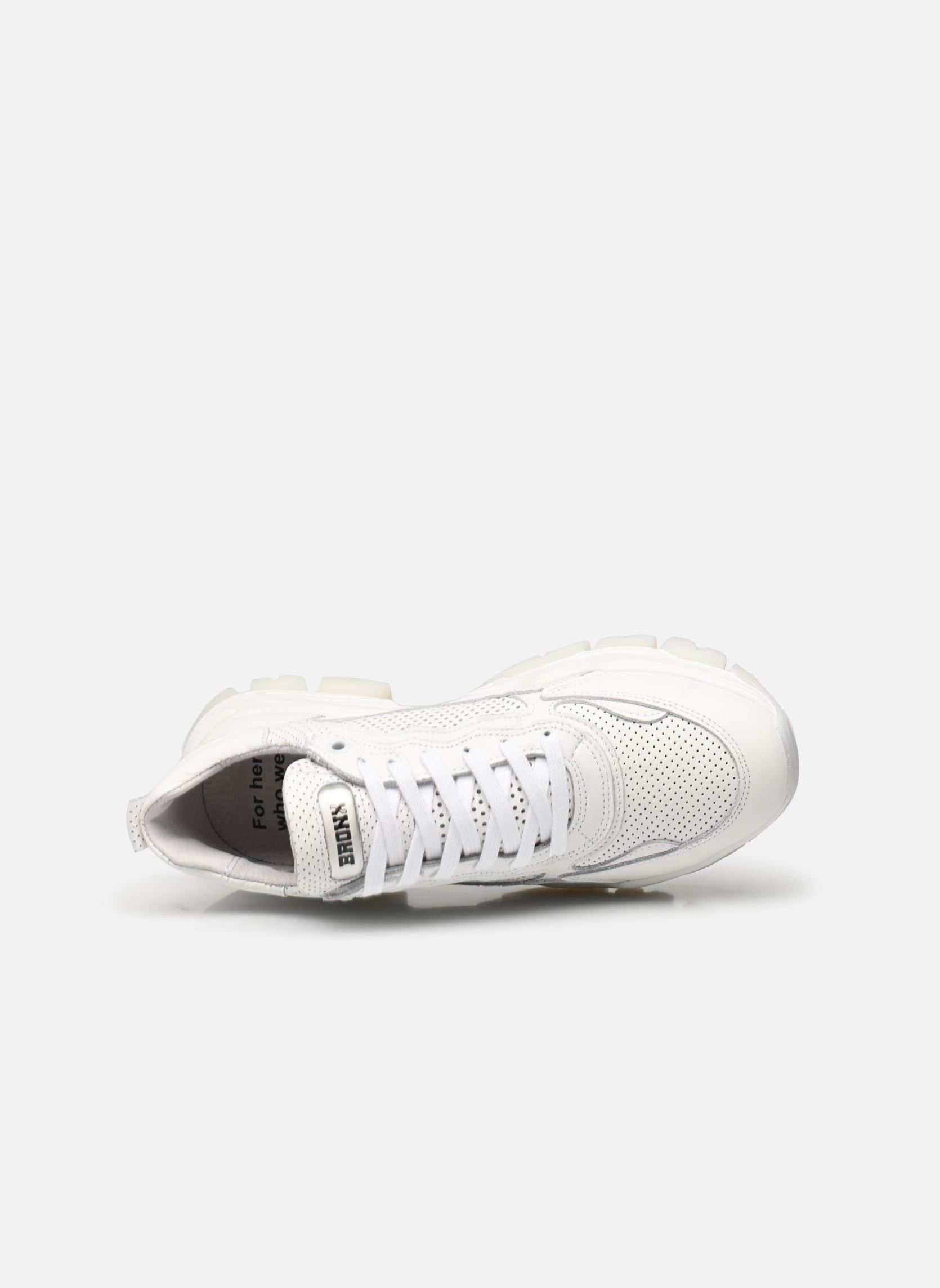 Niedrige Sneaker Tayke-over 66426 damen weiß Bronx Niedrige Sneaker Tayke-over 66426 damen weiß White